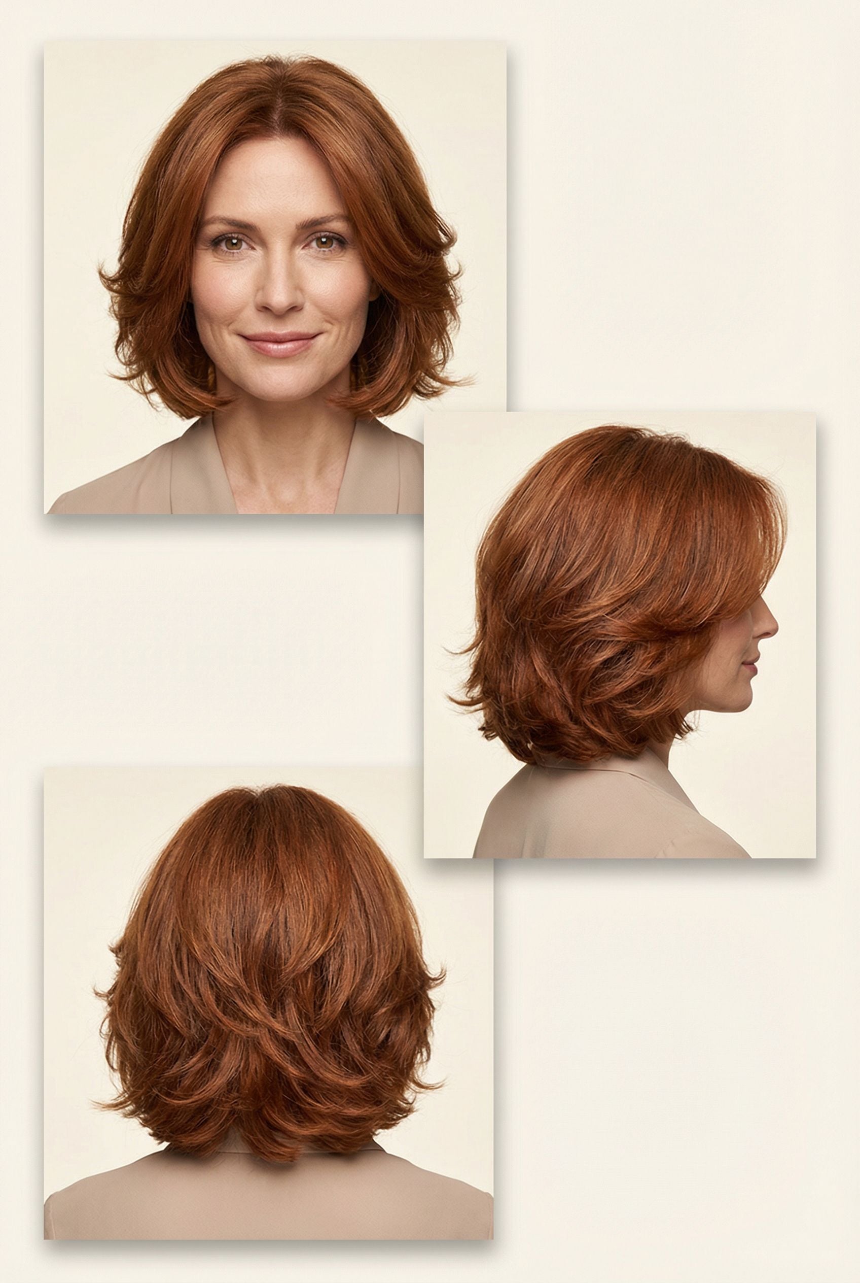 Flipped-Out Bob with Feathered Layers and Retro Volume