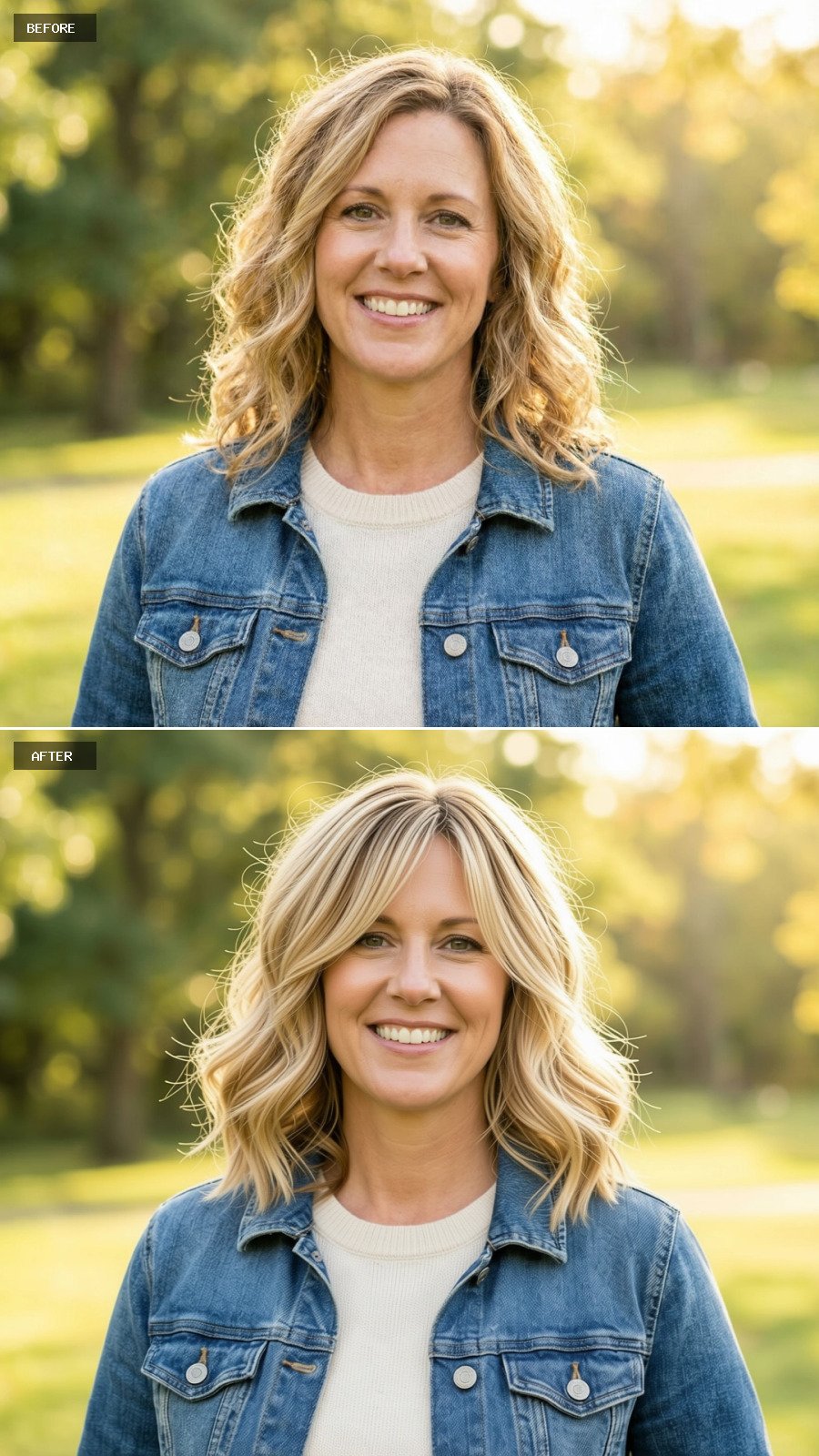 Effortless Beach Waves with Sun-Kissed Highlights