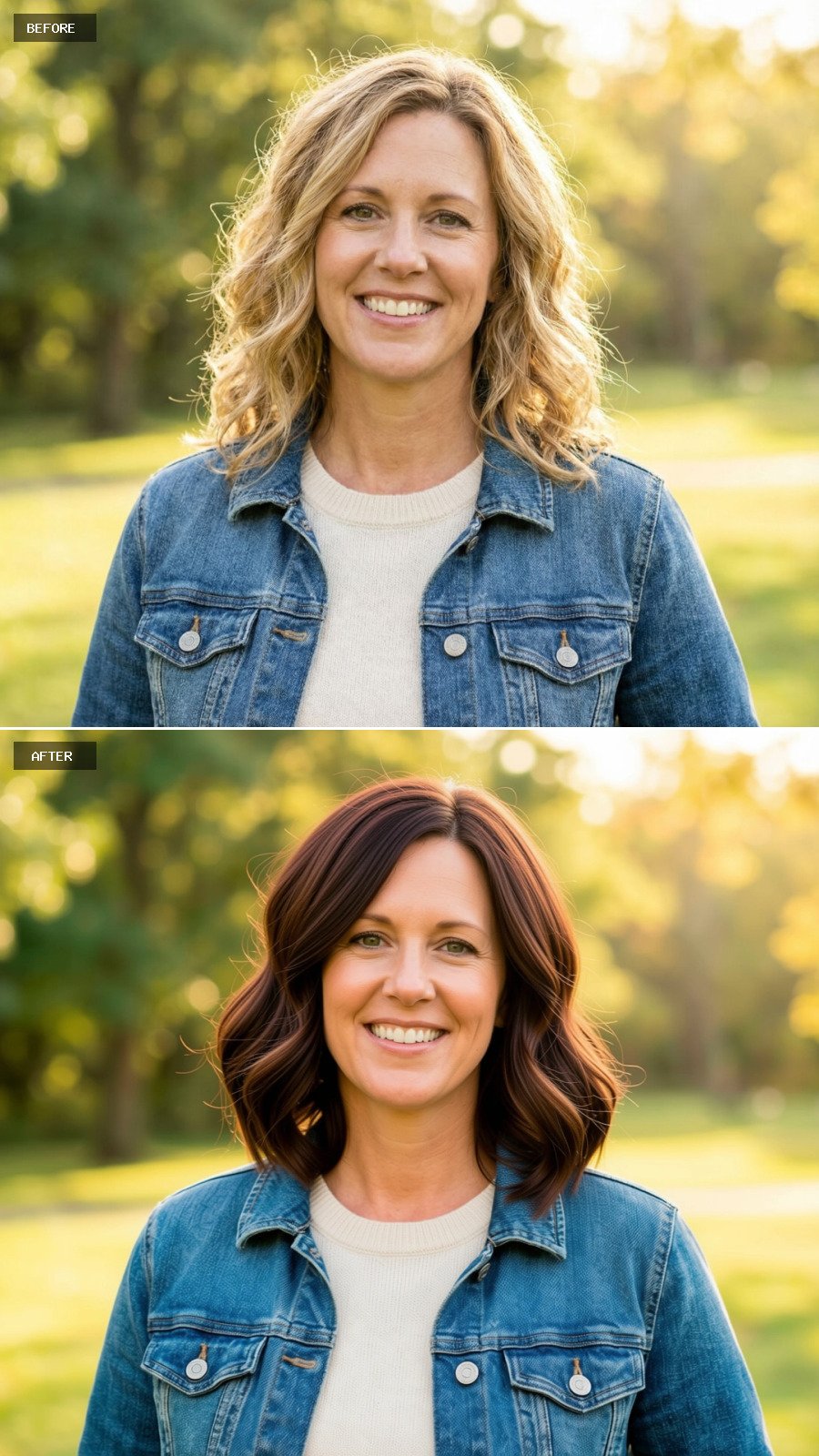 Bouncy Blonde Curls with Lowlights and Volume