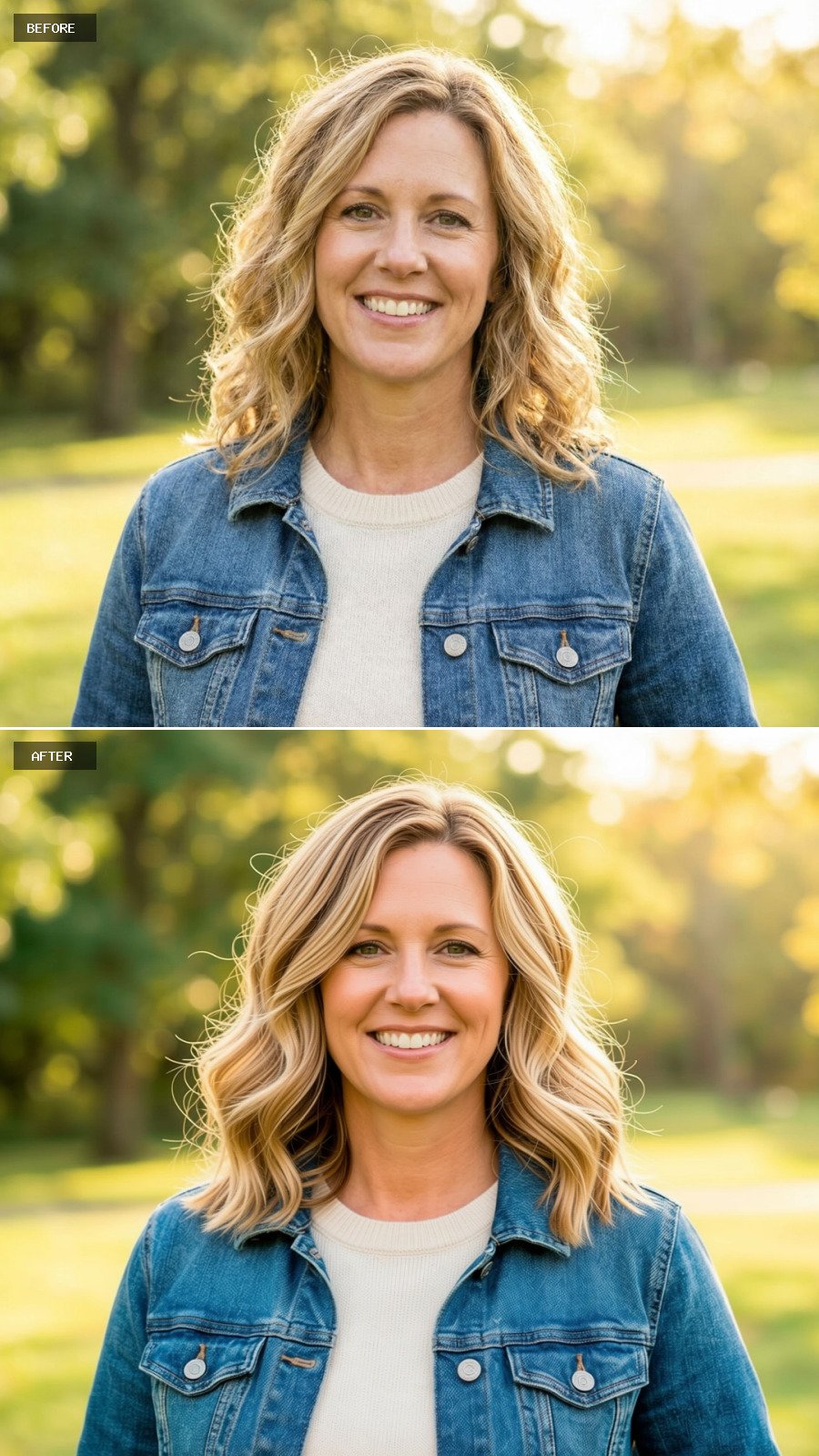 Sophisticated Gray Balayage on Long Flowing Locks