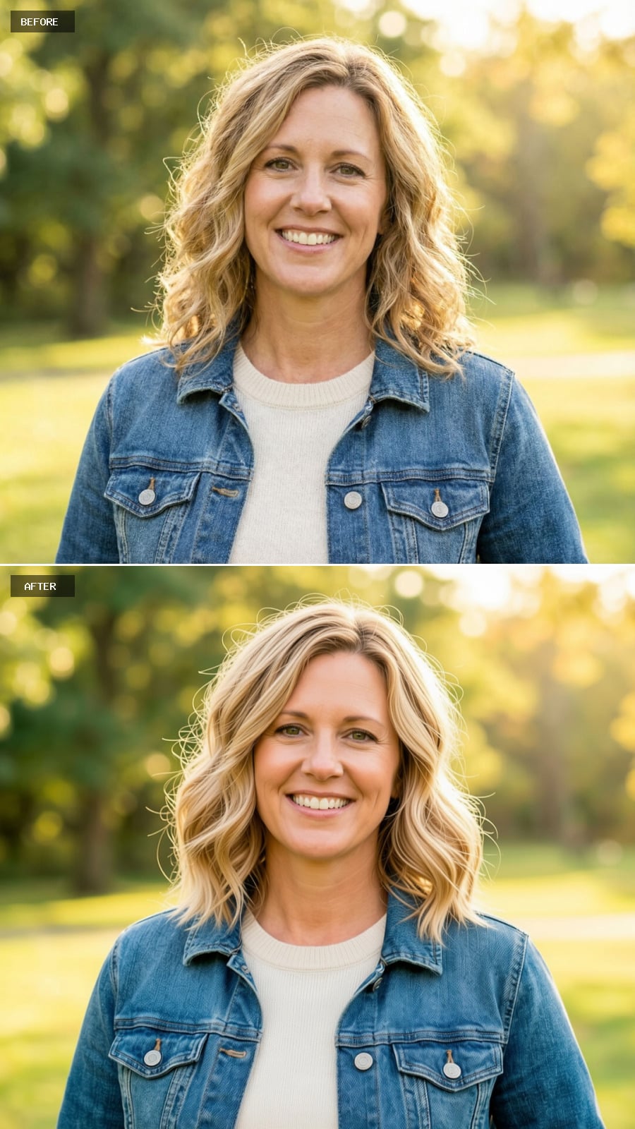 Classic French Bob in Cool Ash Blonde