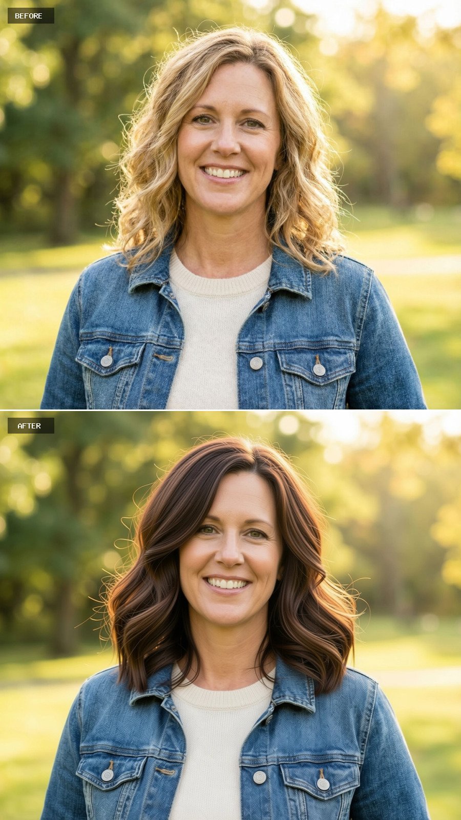 Sleek Platinum Blonde Long Hair with Center Part