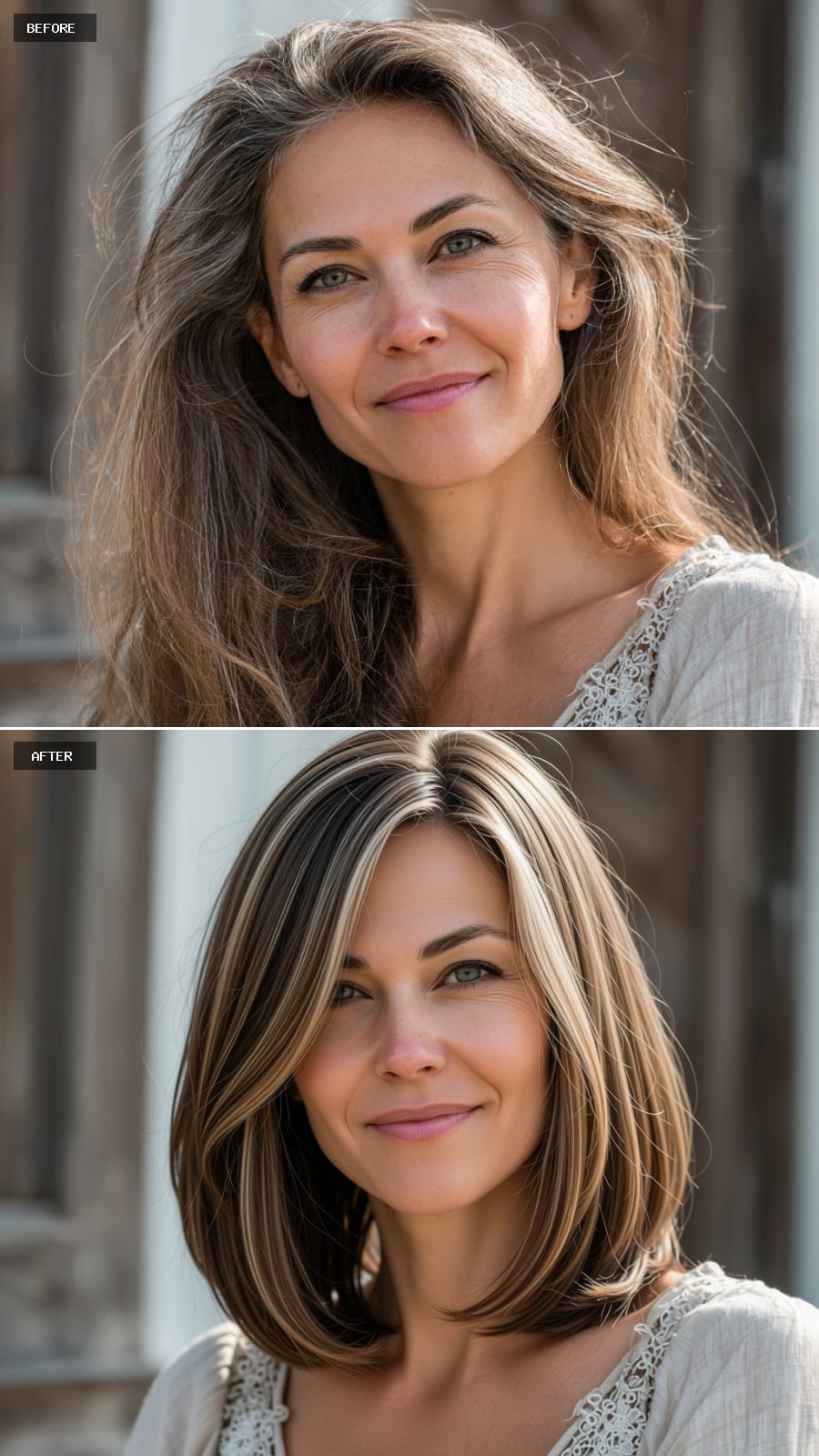 Fiery Red Mane with Loose Romantic Curls