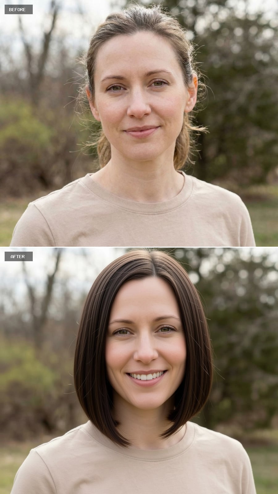 Romantic Auburn Curls with Copper Undertones