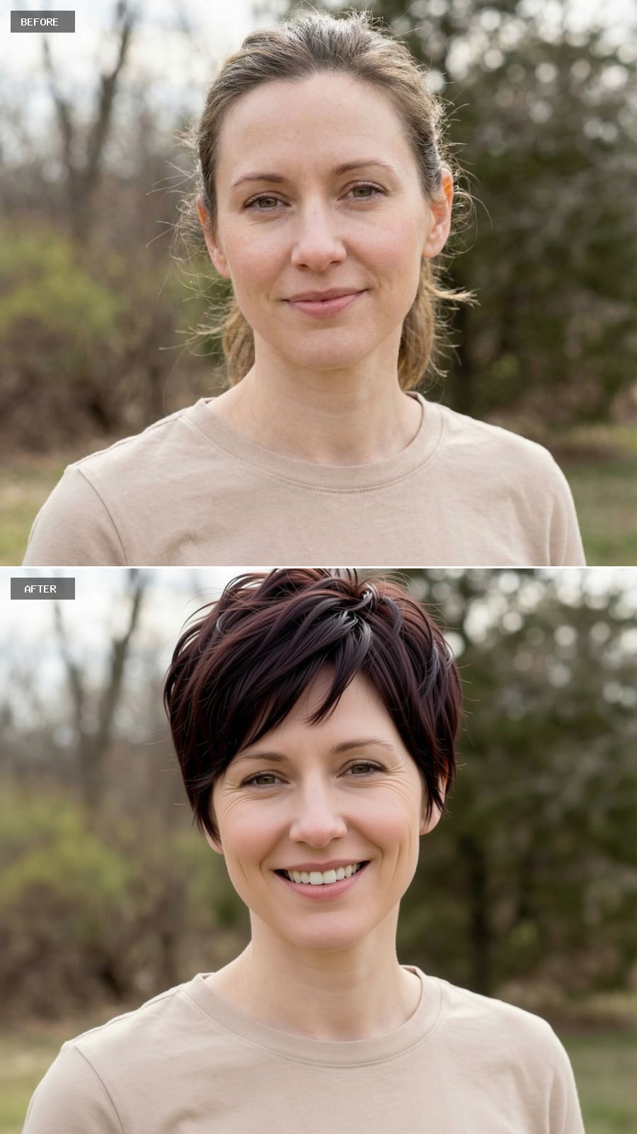 Chic Shoulder-Length Lob with Caramel Balayage