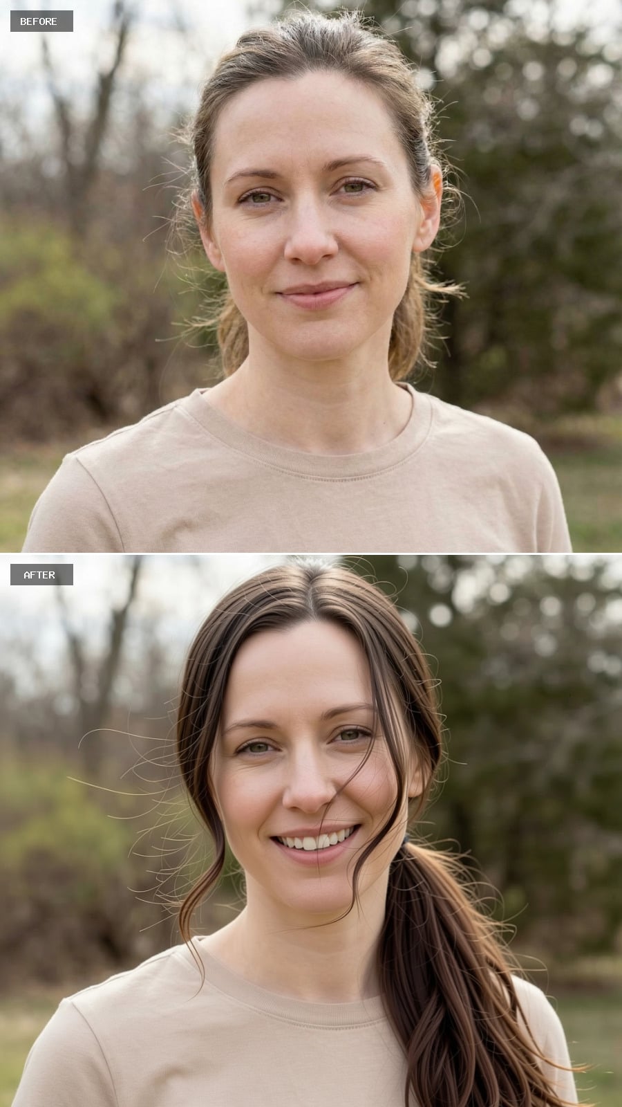 Classic French Bob with Chocolate Brown Color