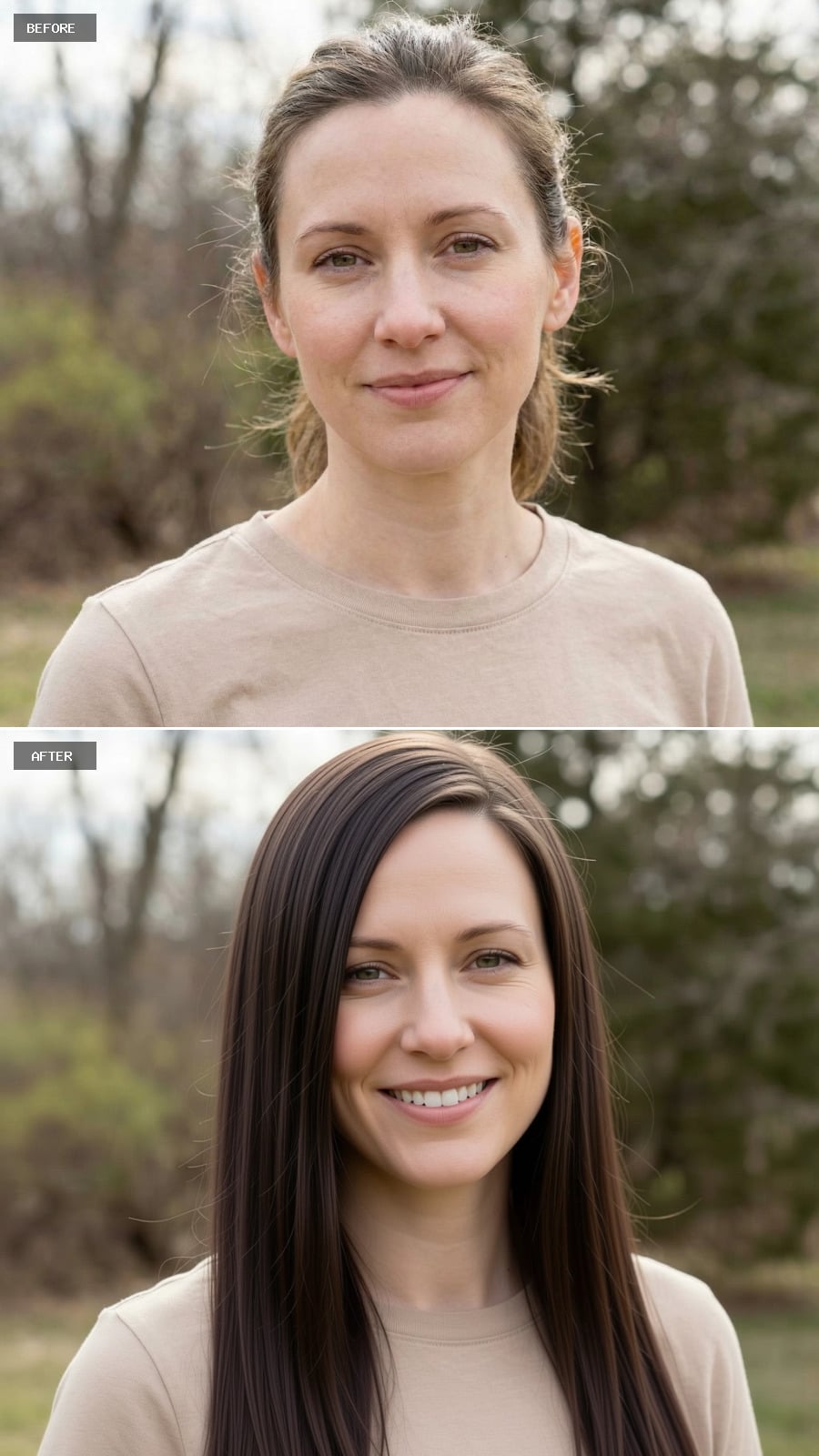 Wispy Layers with Natural Gray Blend