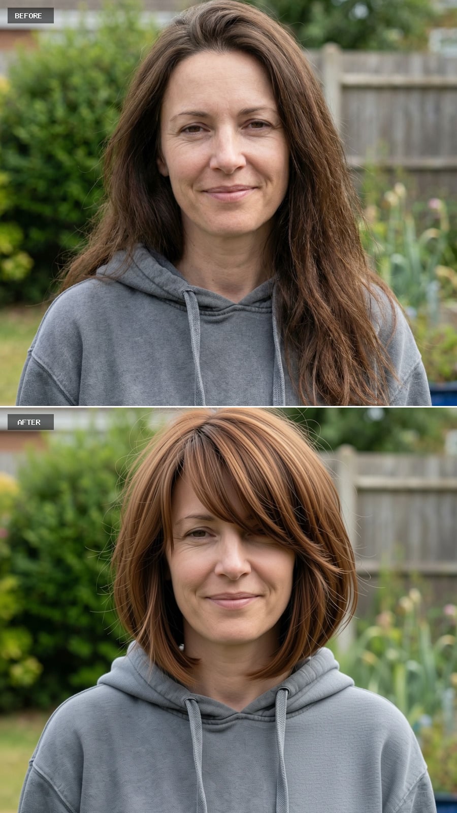 Chic Caramel Balayage on Shoulder-Length Waves