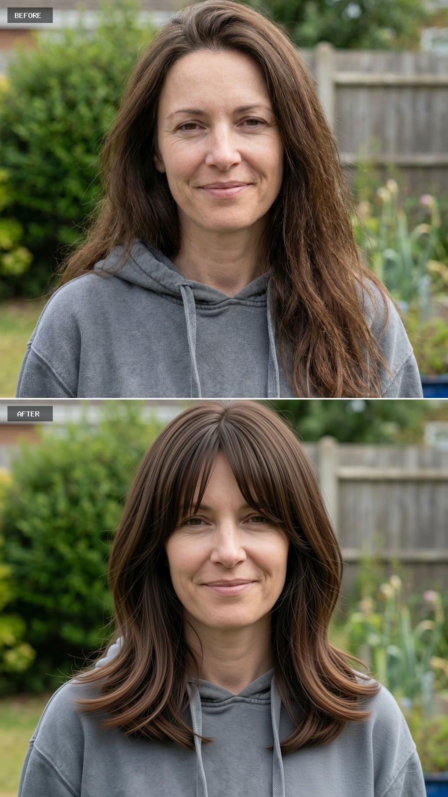 Classic French Bob in Rich Chocolate Brown