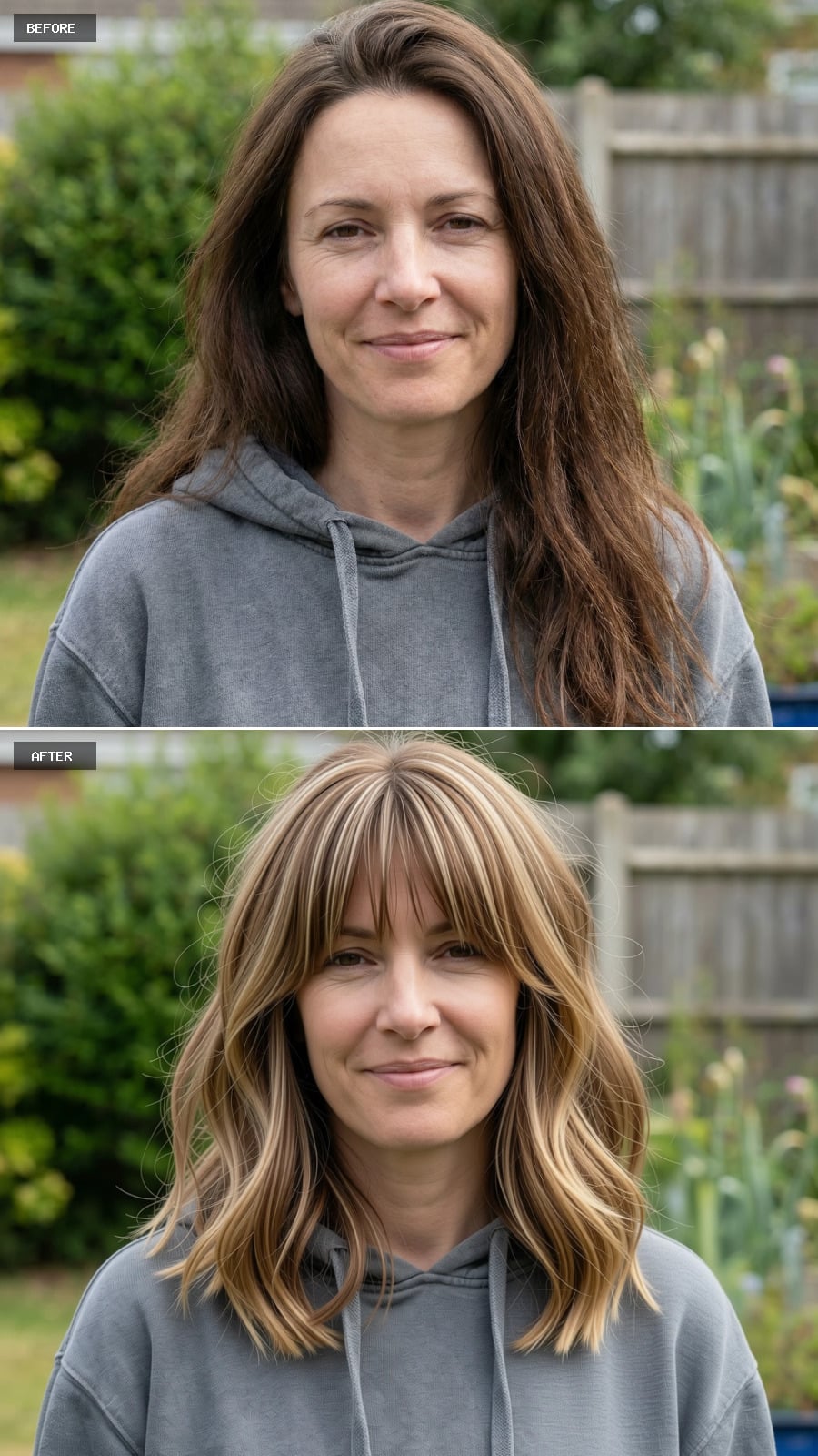Sun-Kissed Bronde with Bouncy Layers