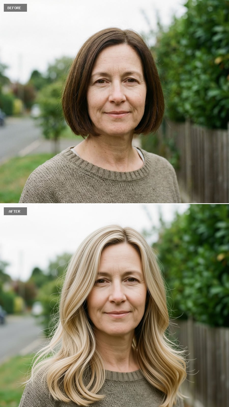 Long Layered Cut With Subtle Flip At The Ends, Beige Blonde, Modern Understated Finish