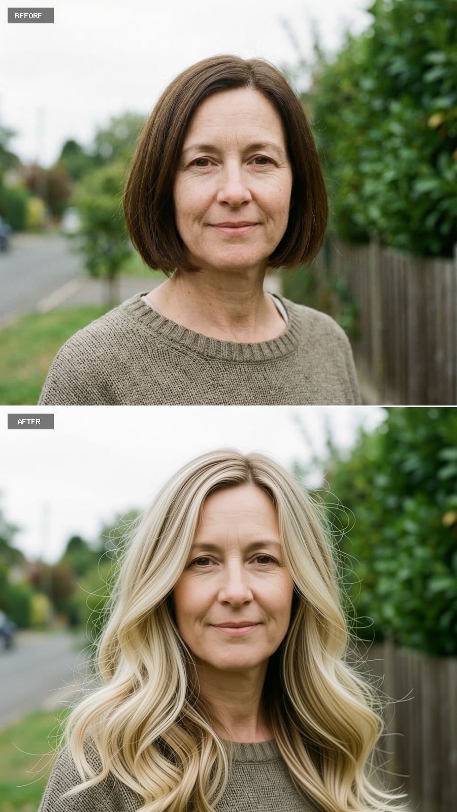 Extra-long Hair With Blended Layers And Soft Texture Throughout, Creamy Blonde With Lowlights, Natural Volume