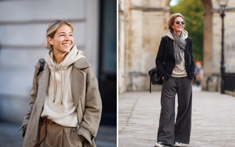 40 Genius Slimming Layered Hoodie Outfits for Women 40+ Who Secretly Love Hoodies But Hate the Frumpy Look