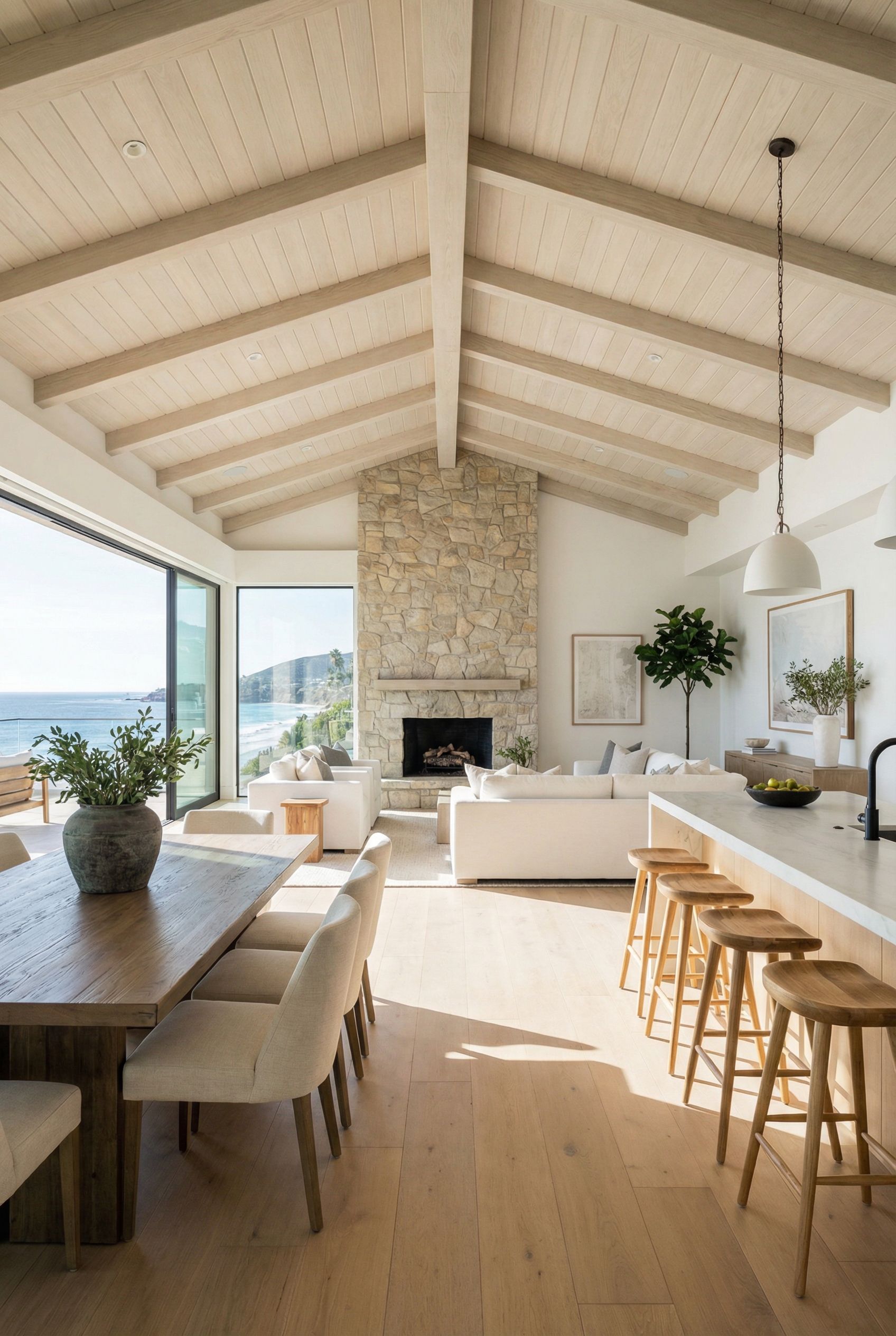 Malibu Coastal Luxury Great Room