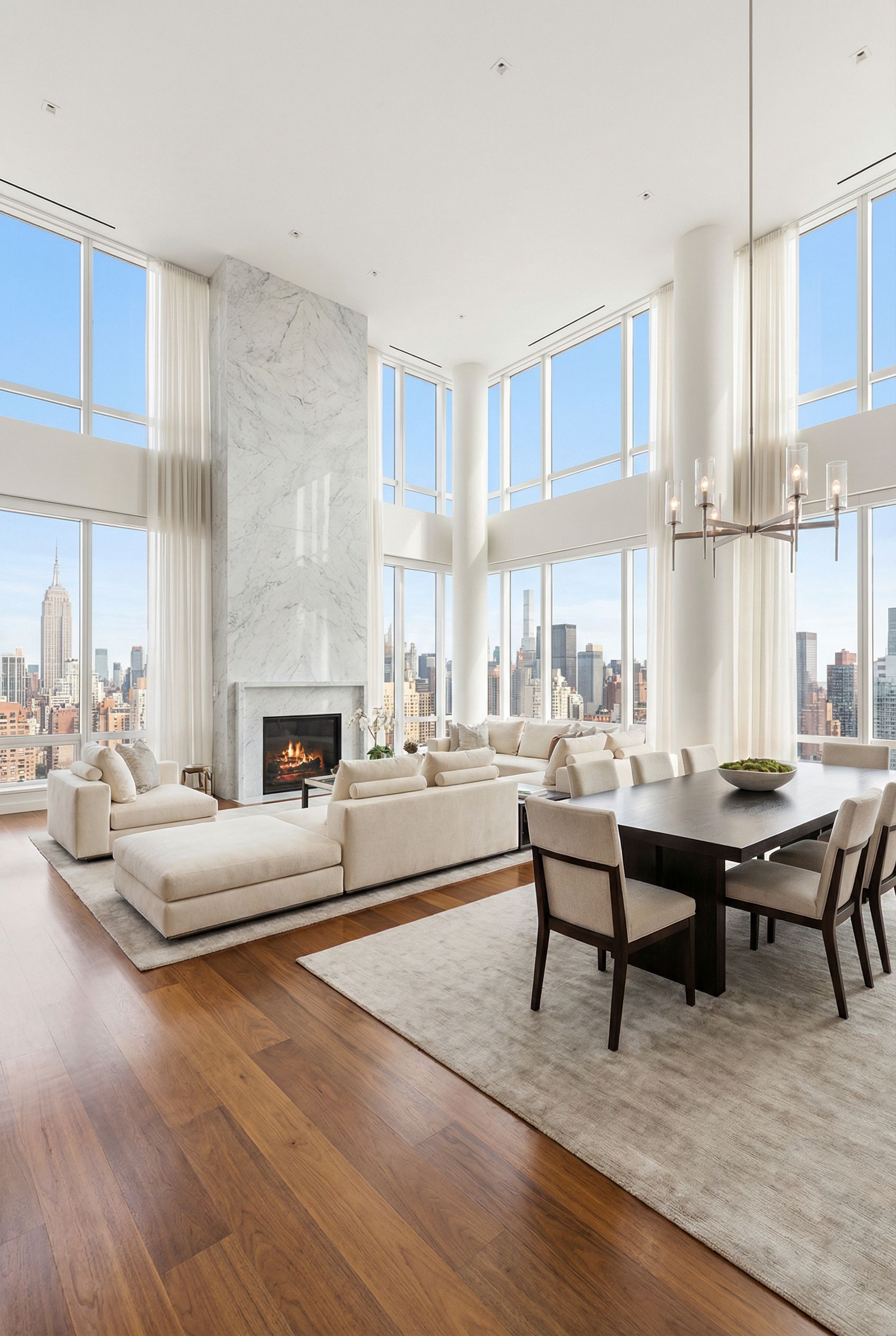 Manhattan Penthouse Luxury Great Room