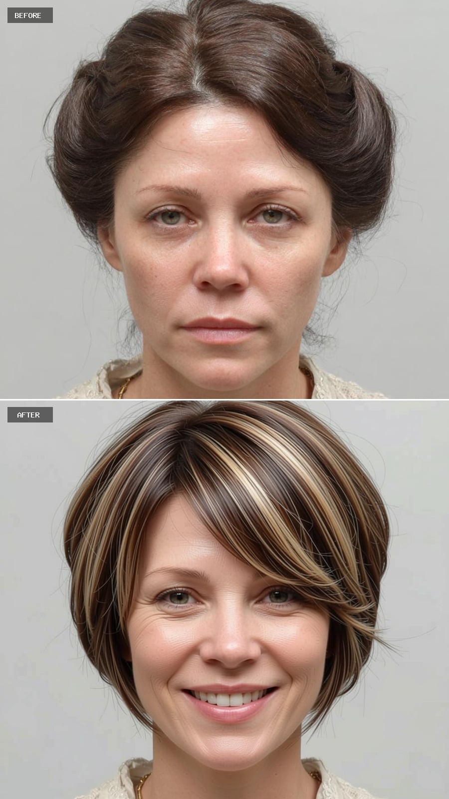 How It Flatters an Oval Face with Warm Undertones