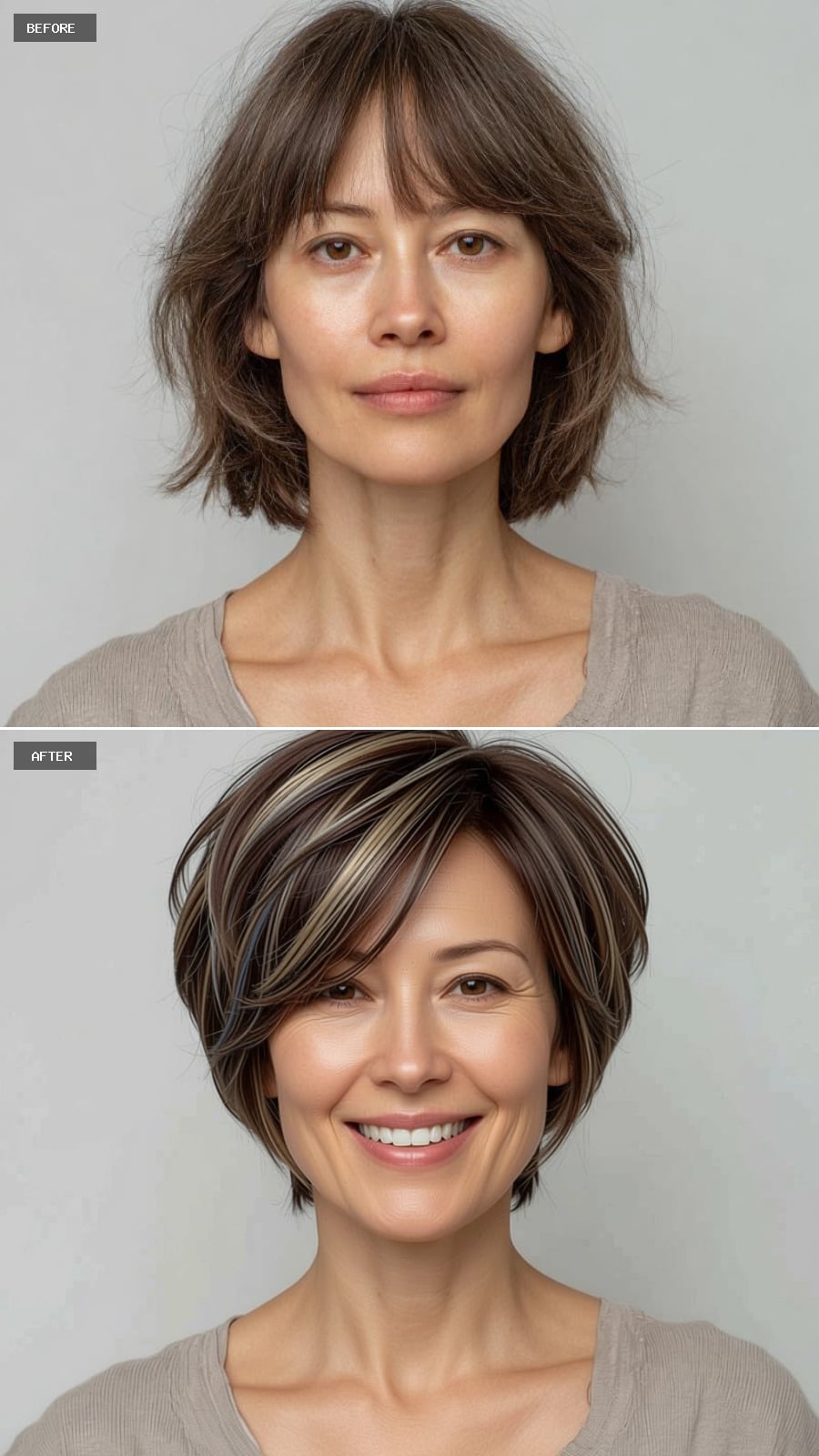 Softening a Strong Jawline on Medium Skin Tone