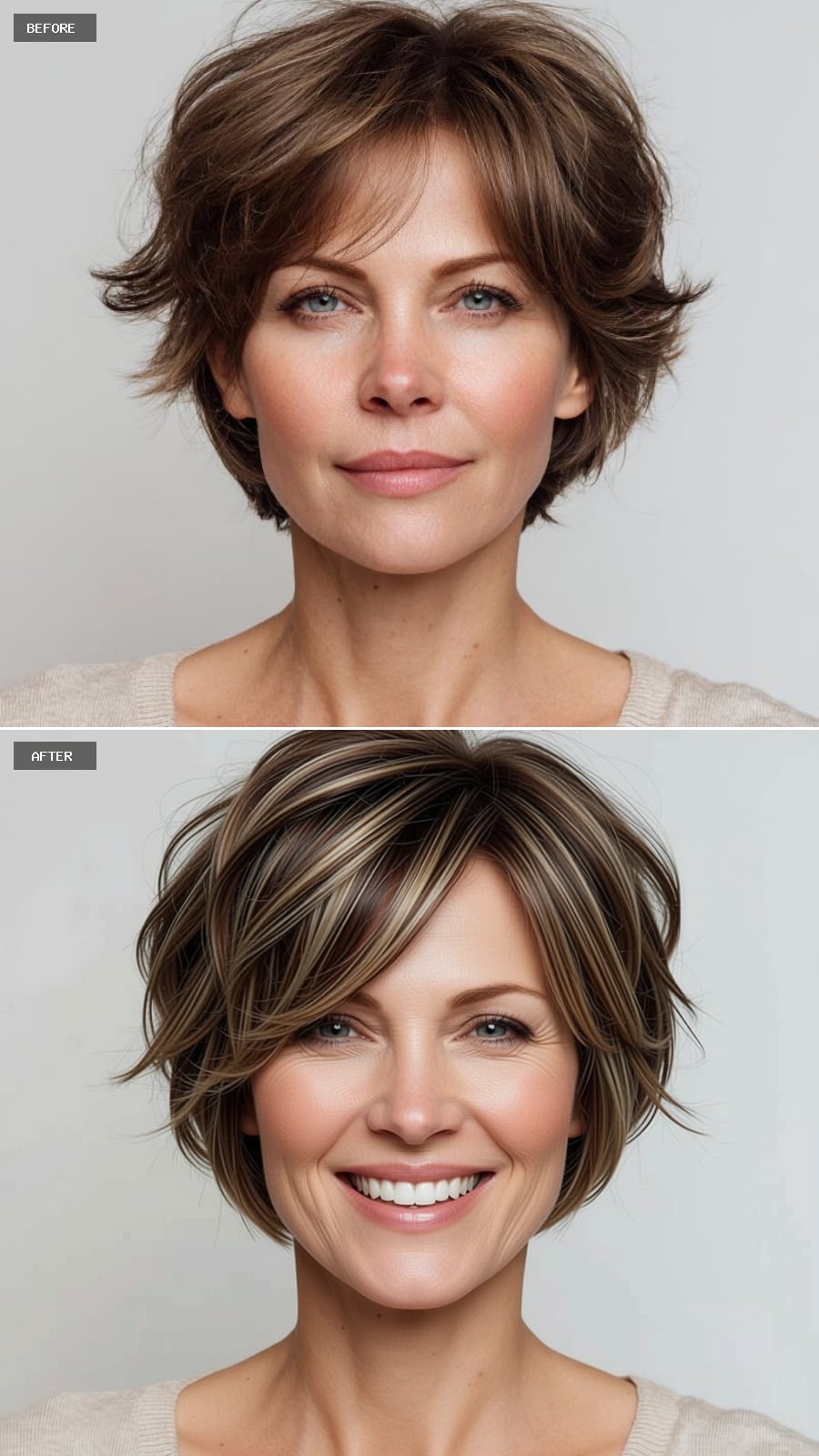 Classic Beauty: Oval Face with Deep Skin Tone