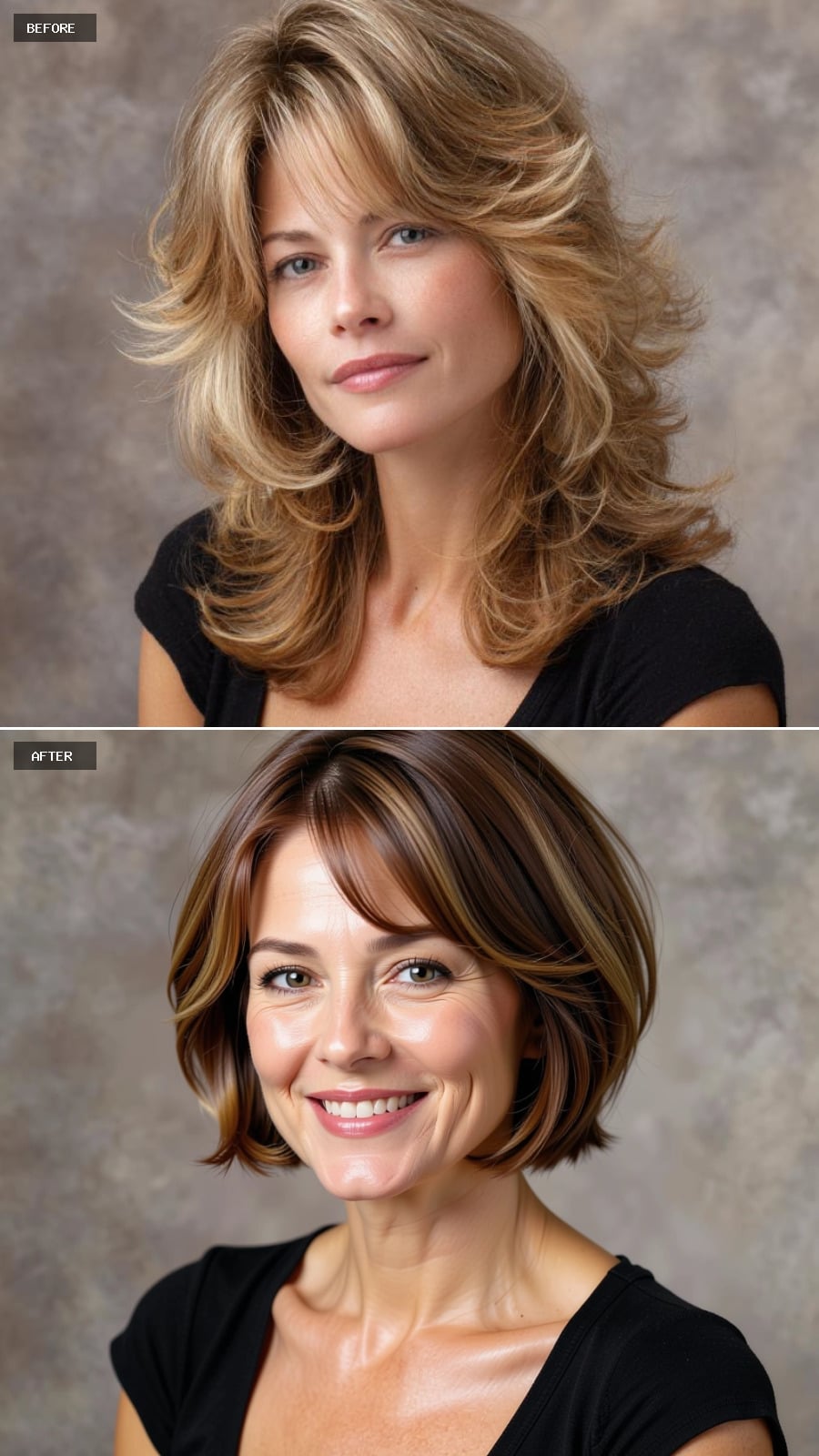 Round Face with Rosy Fair Skin Wearing This Style