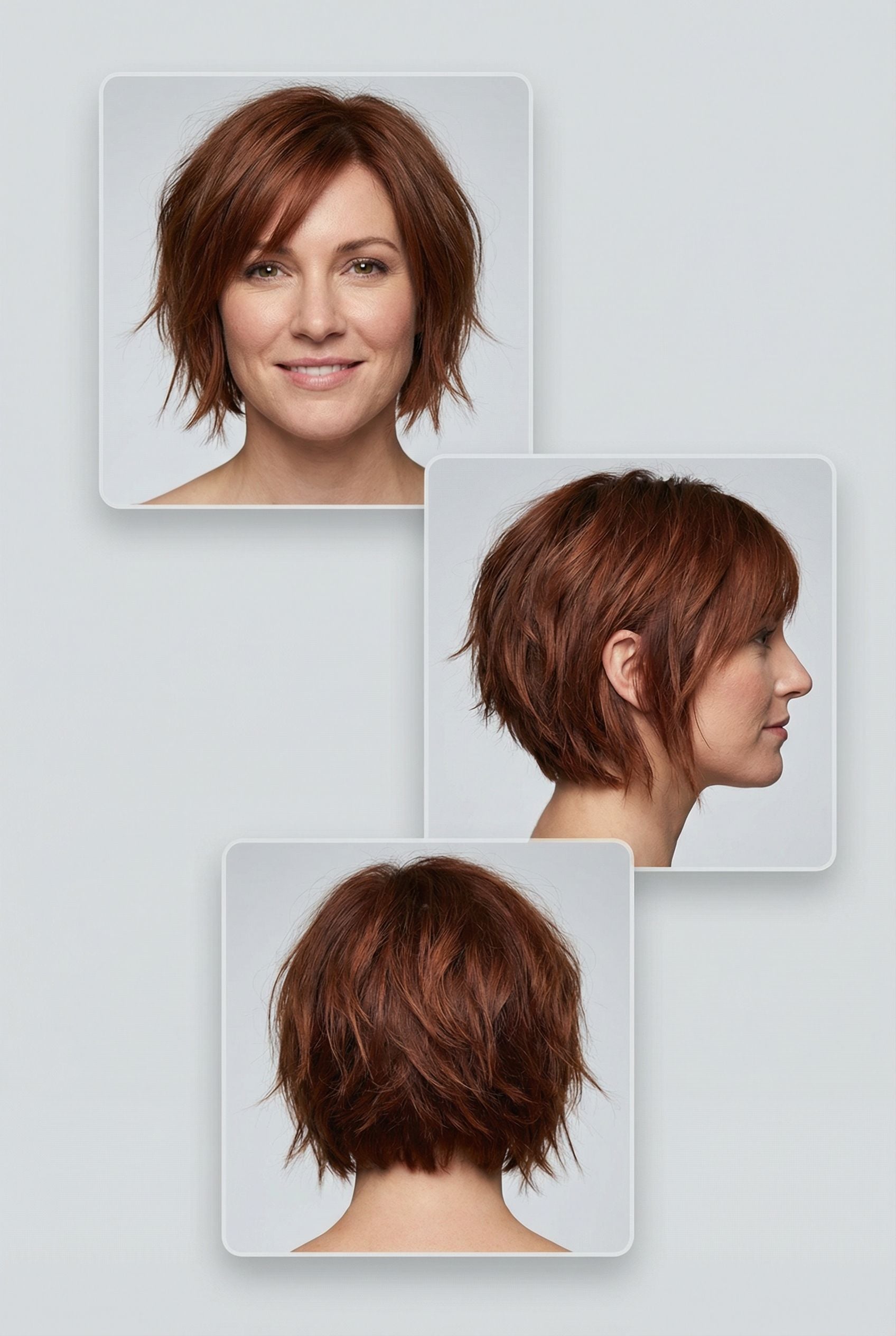 Shattered Bob with Edgy Layers and Piecey Styling