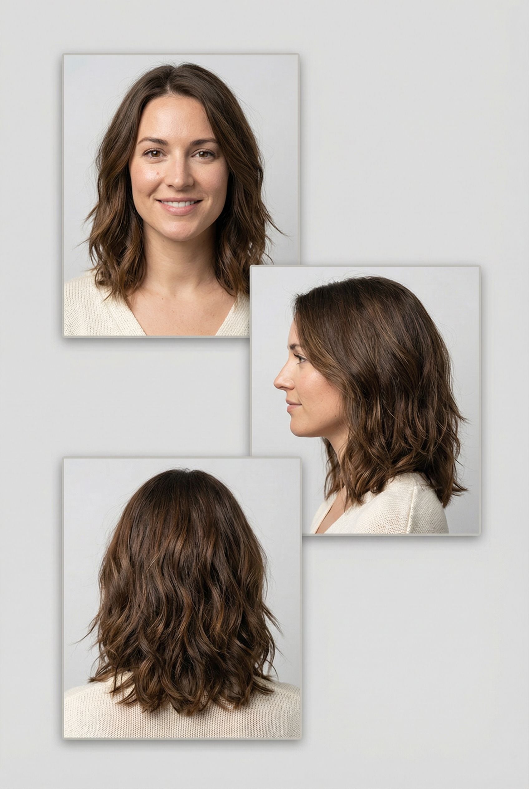 Wavy Lob with Long Layers and Beachy Texture