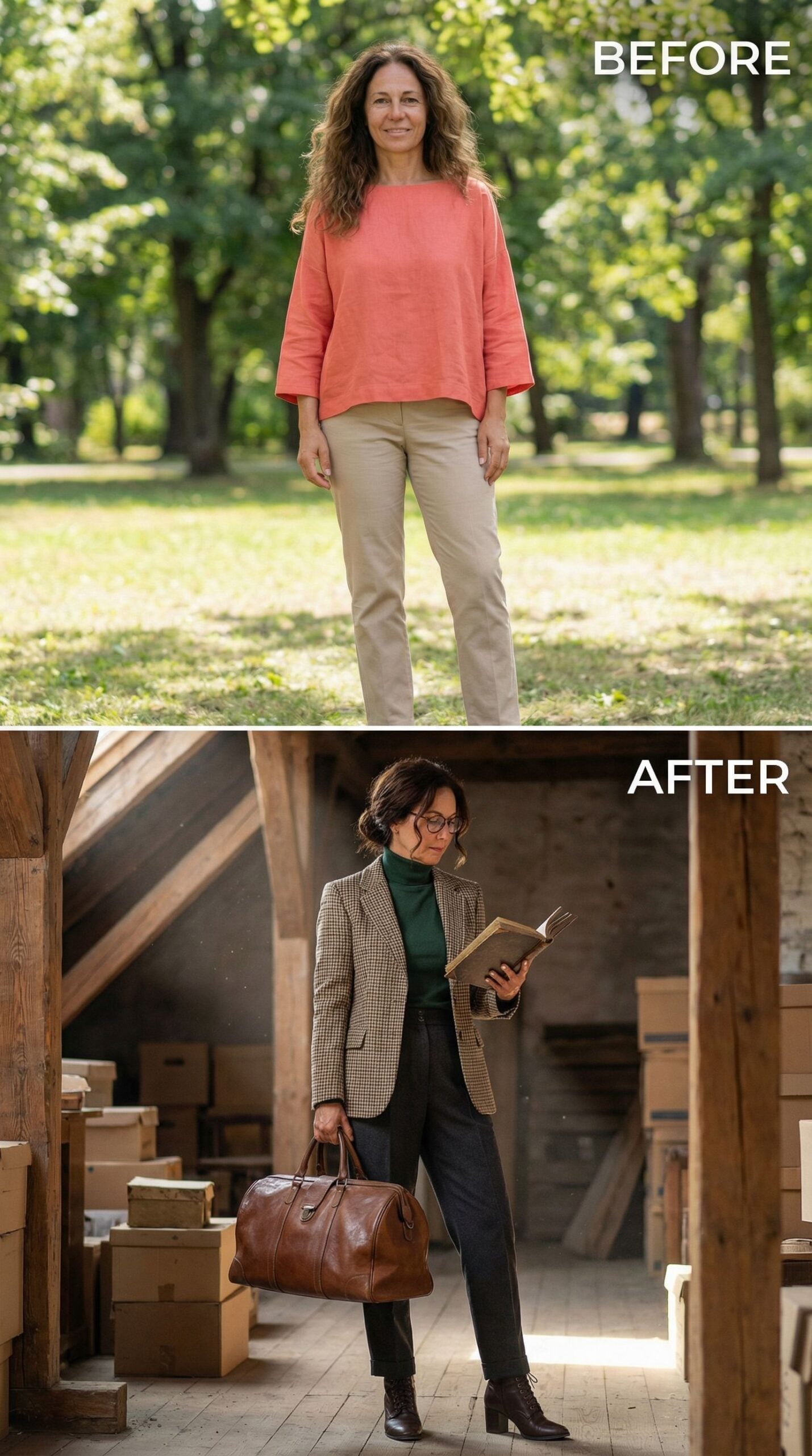 From Park Casualwear to Plaid Blazer and Leather Weekender