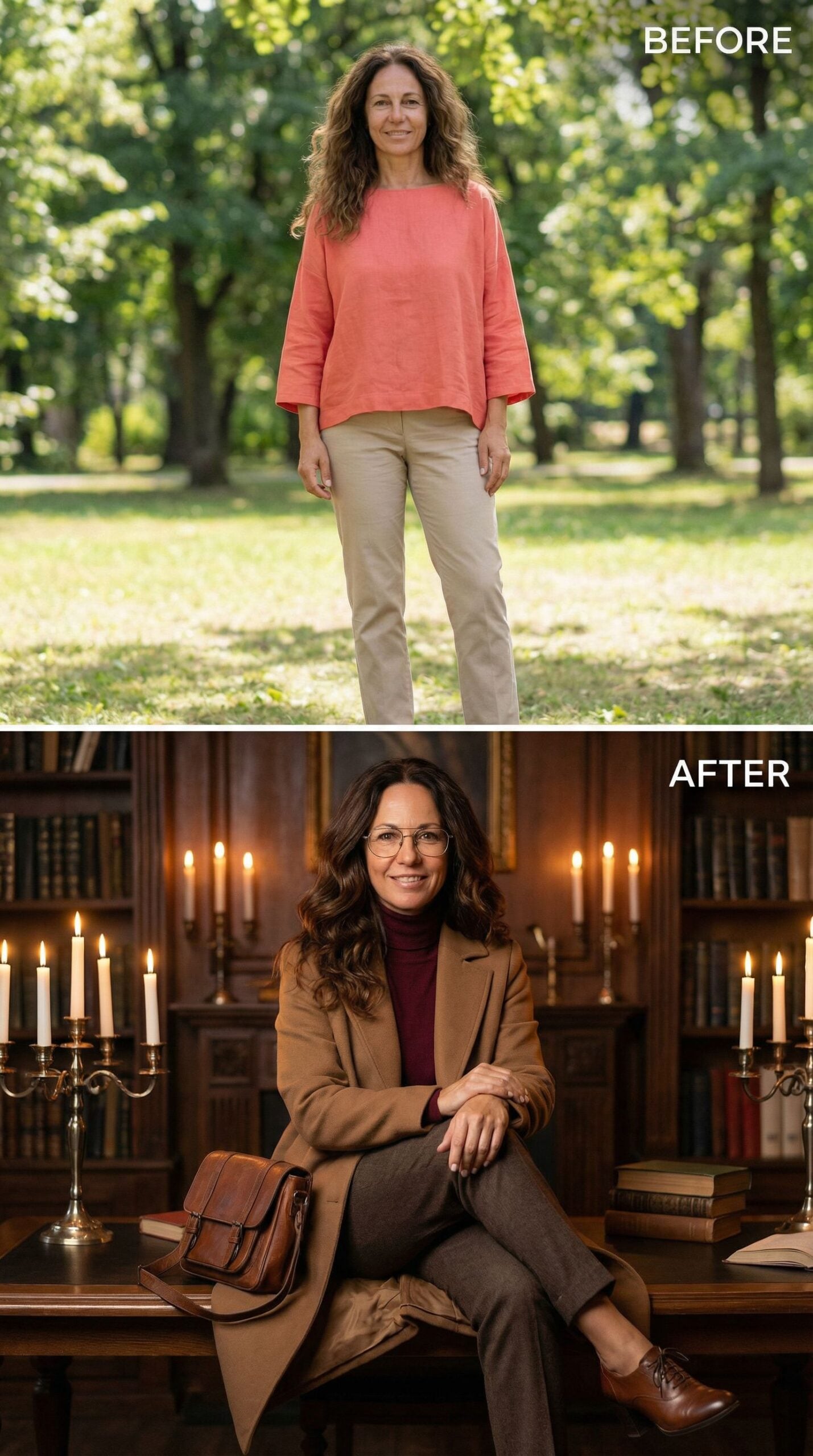 From Park Casual to Library Chic in One Wardrobe Shift