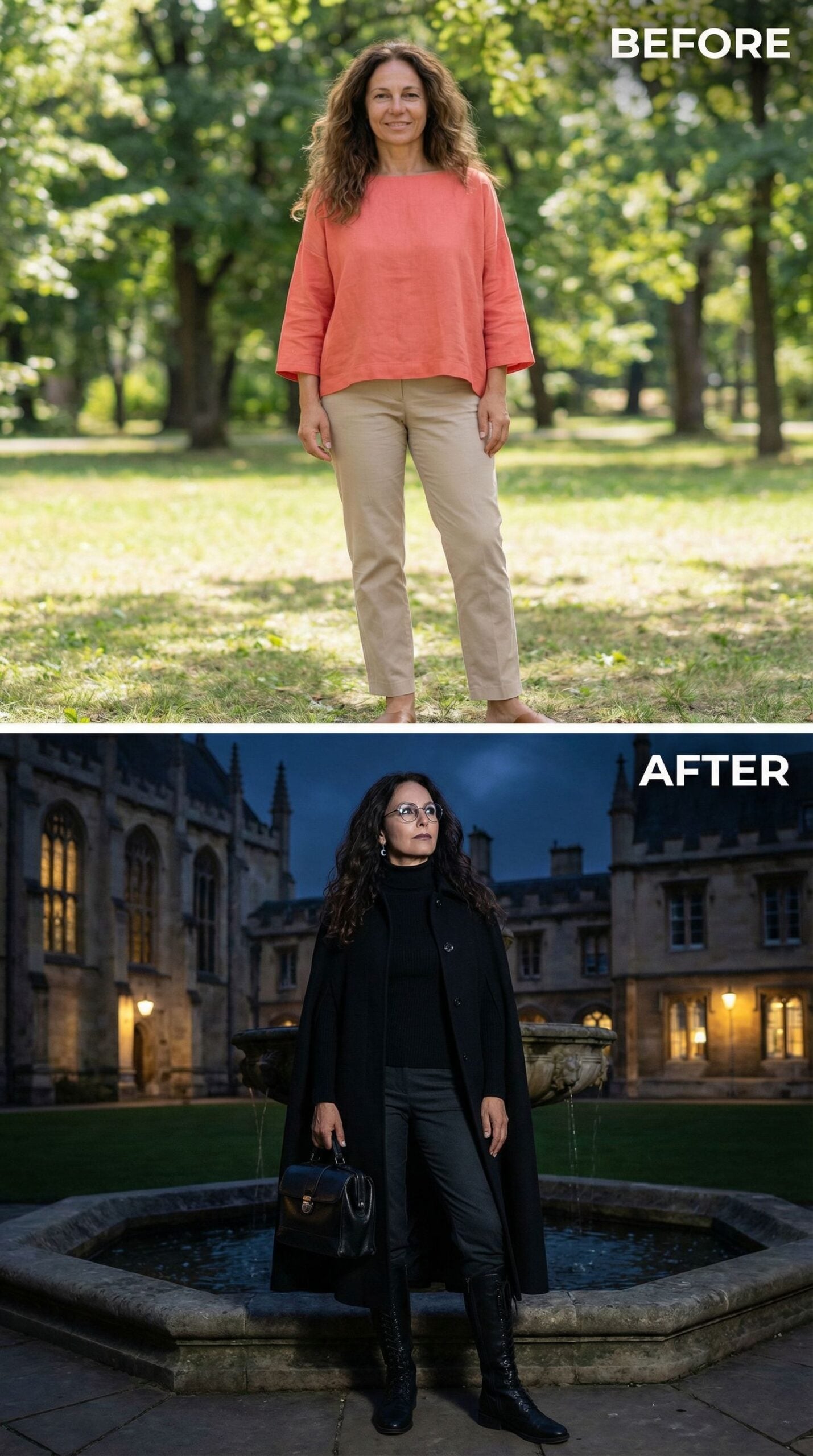 From Sun-Drenched Casual to Midnight Academic Mystery