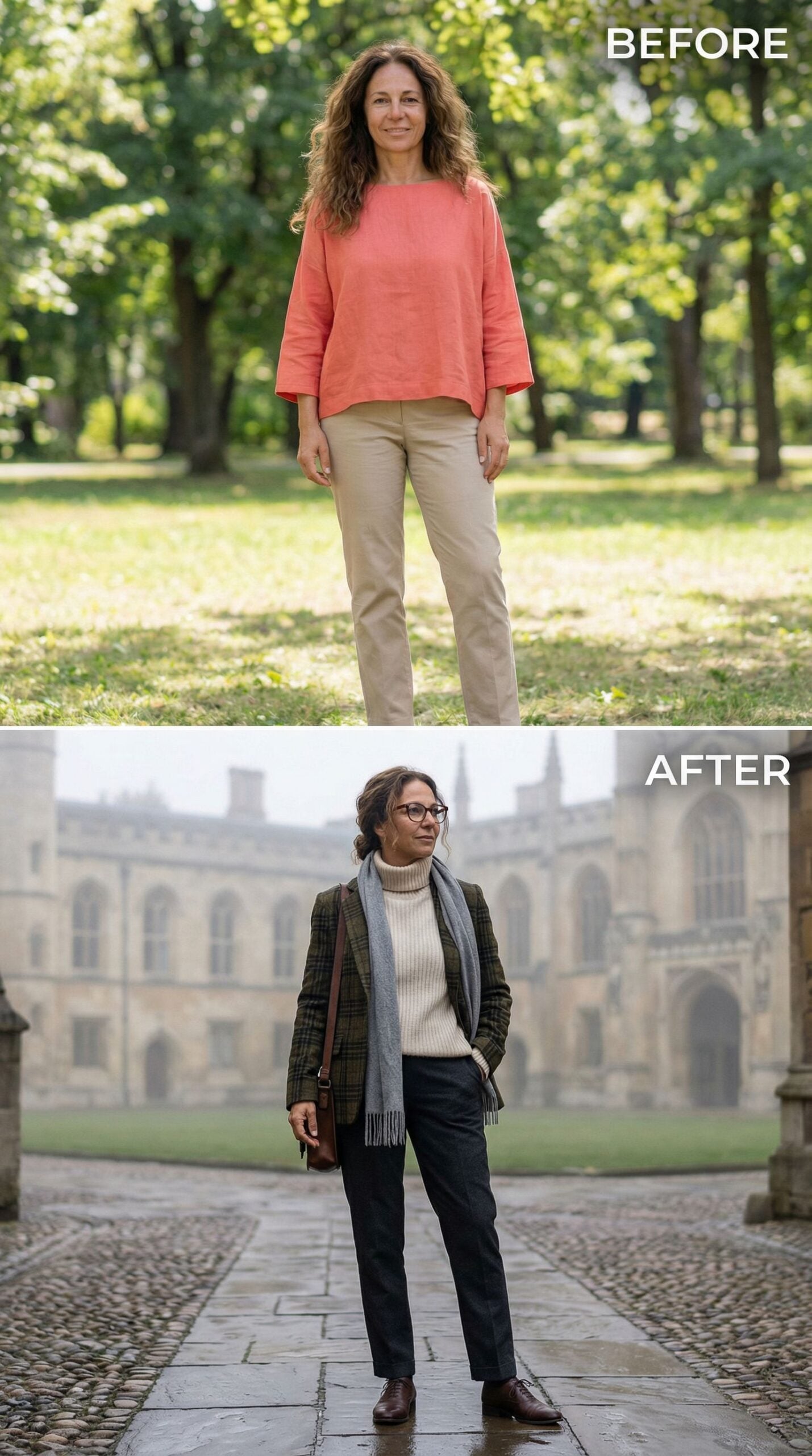 How I Swapped Park Casualwear for Oxford Courtyard Elegance