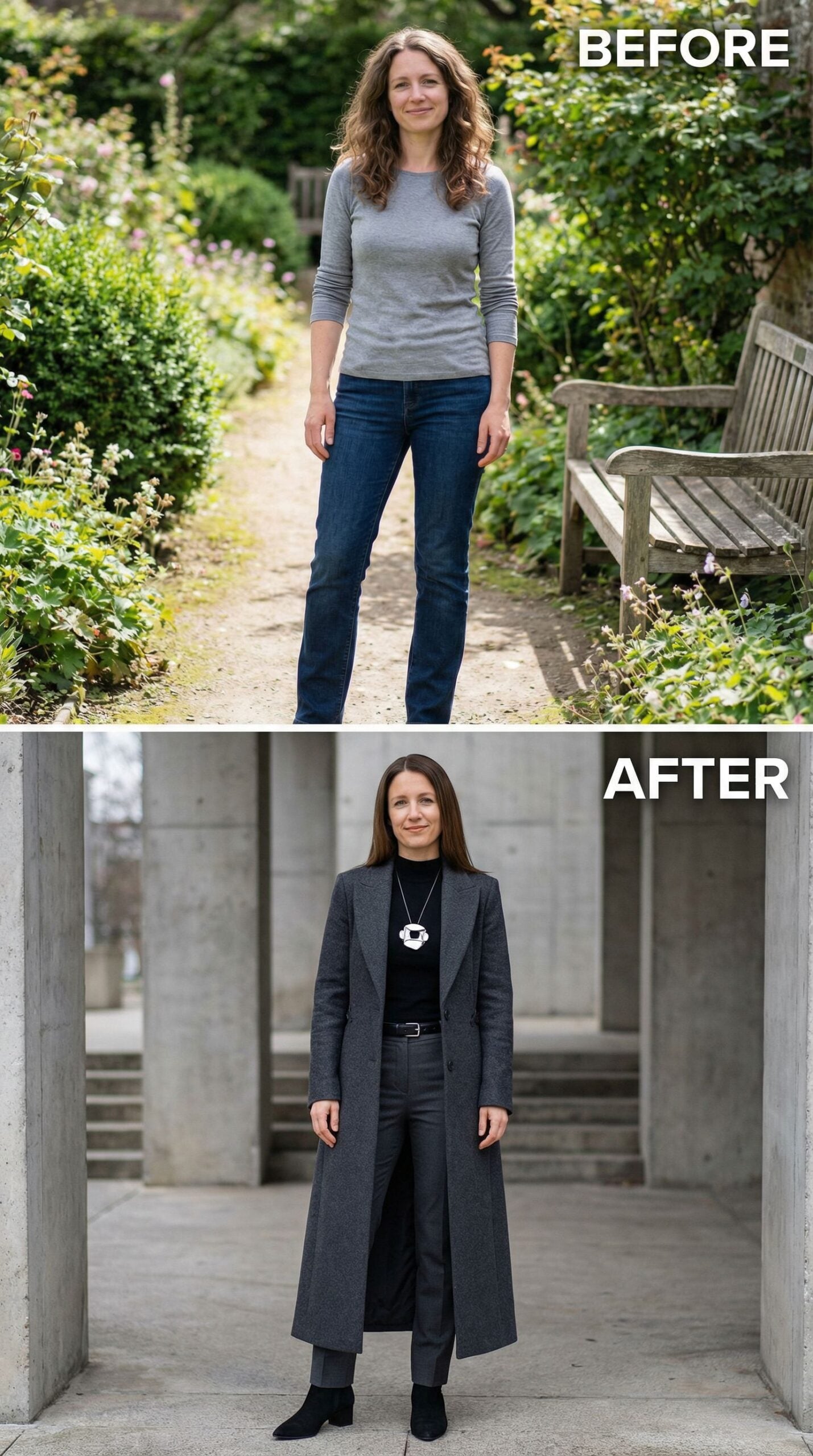 From Garden Casual to Concrete Corridors in Charcoal Wool