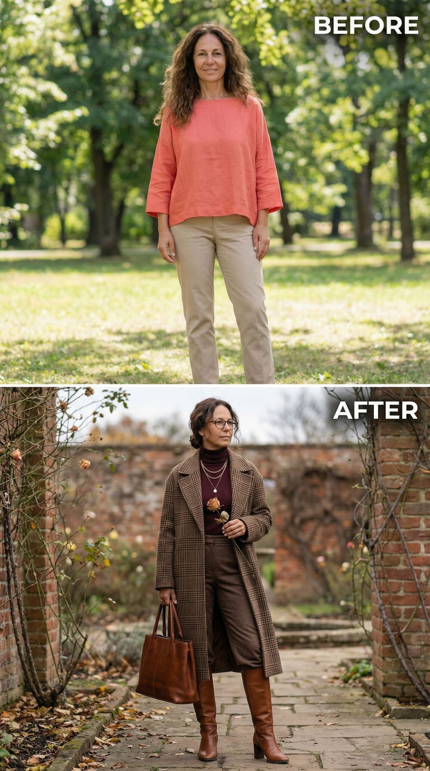 From Summer Casual to Plaid Coat Sophistication in Jewel Tones