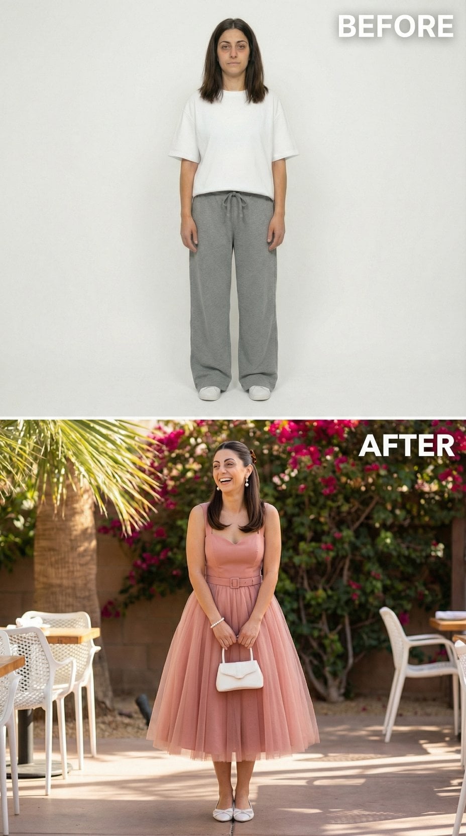 Tulle Midi in Dusty Rose Pulls Off Garden Party Elegance