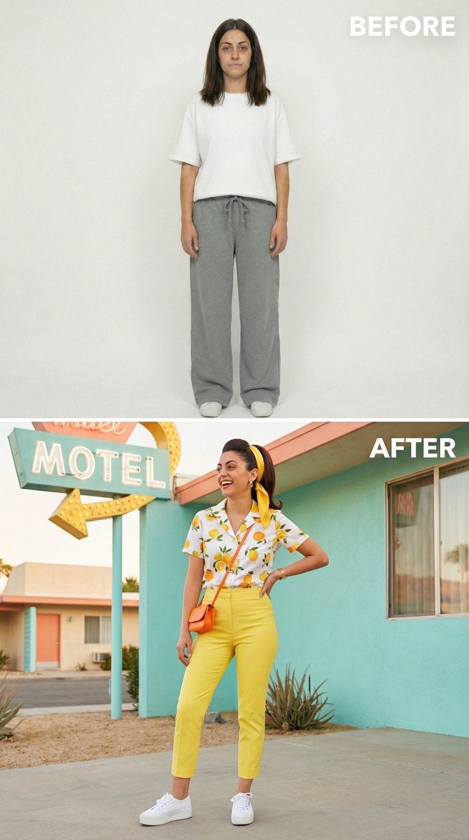 Lemon Print Shirt and Canary Trousers Rewrite Resort Wear Rules