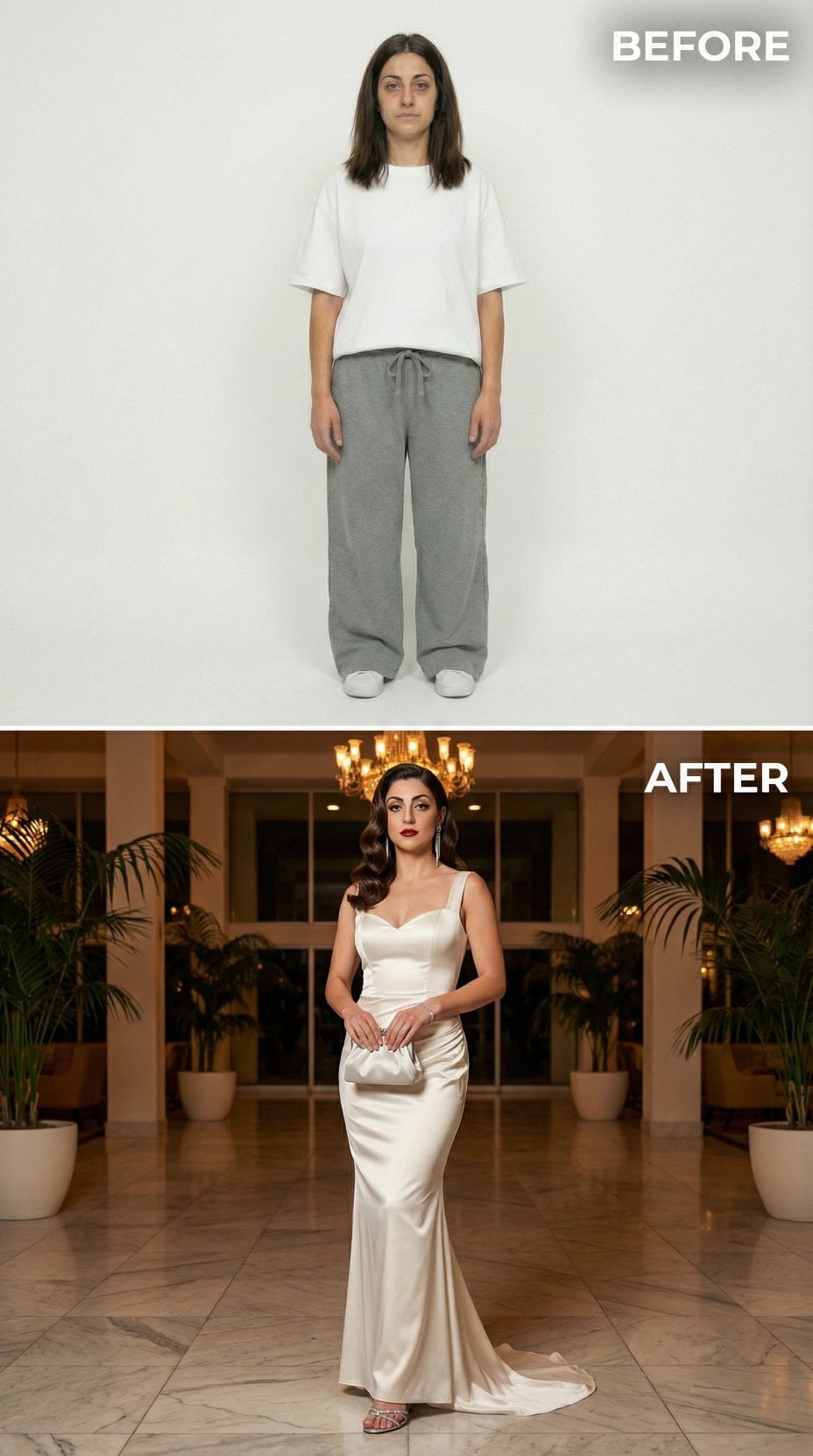 Ivory Satin Gown with Sweetheart Neckline Closes Every Charity Gala