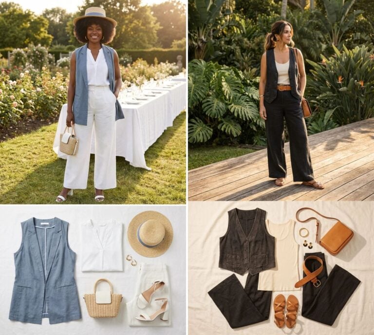 27 Vest-Centric Outfit Ideas Trending Strong for 40+ Women this Spring 2026 (Moodboards)