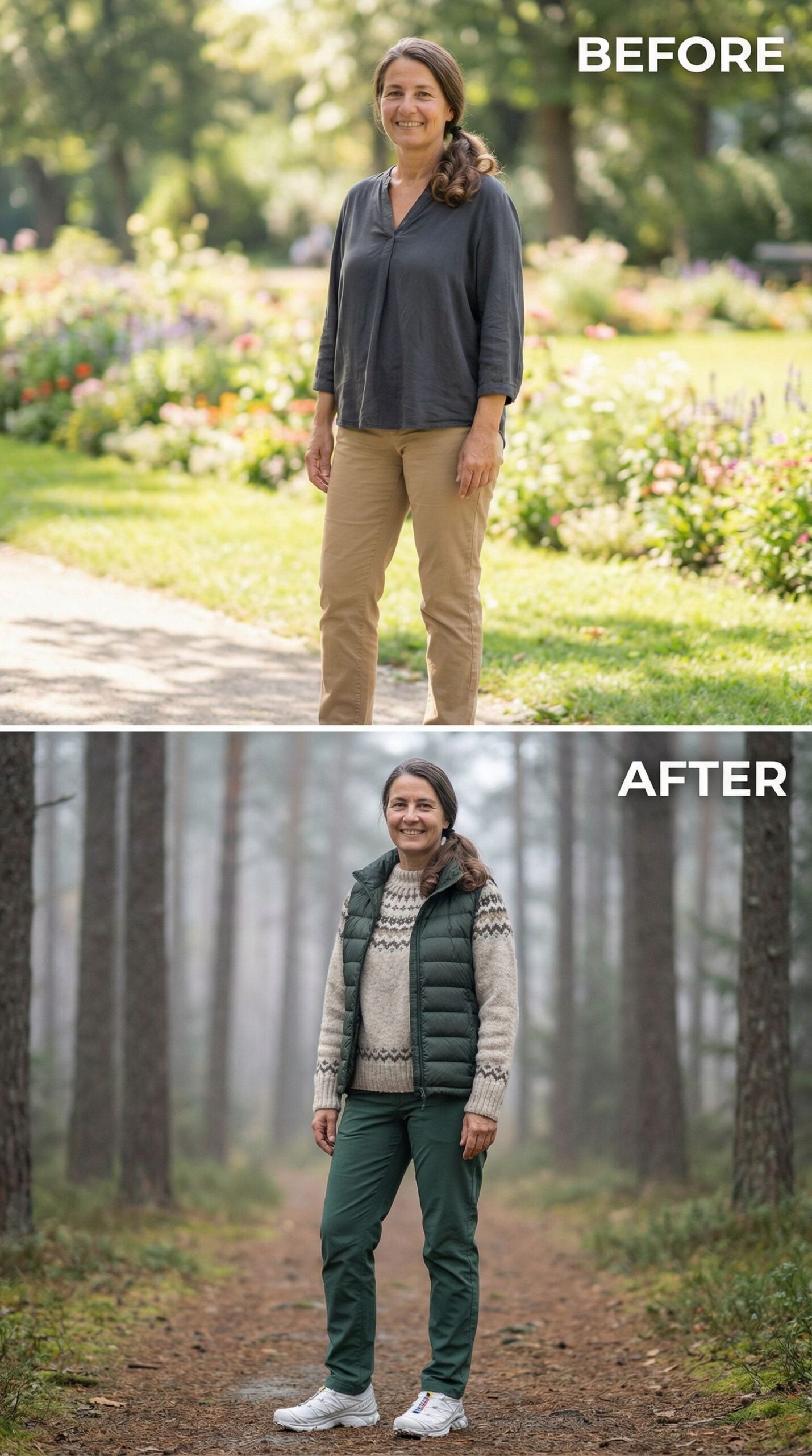 From Garden-Path Casual to Forest-Trail Ready in One Outfit Overhaul
