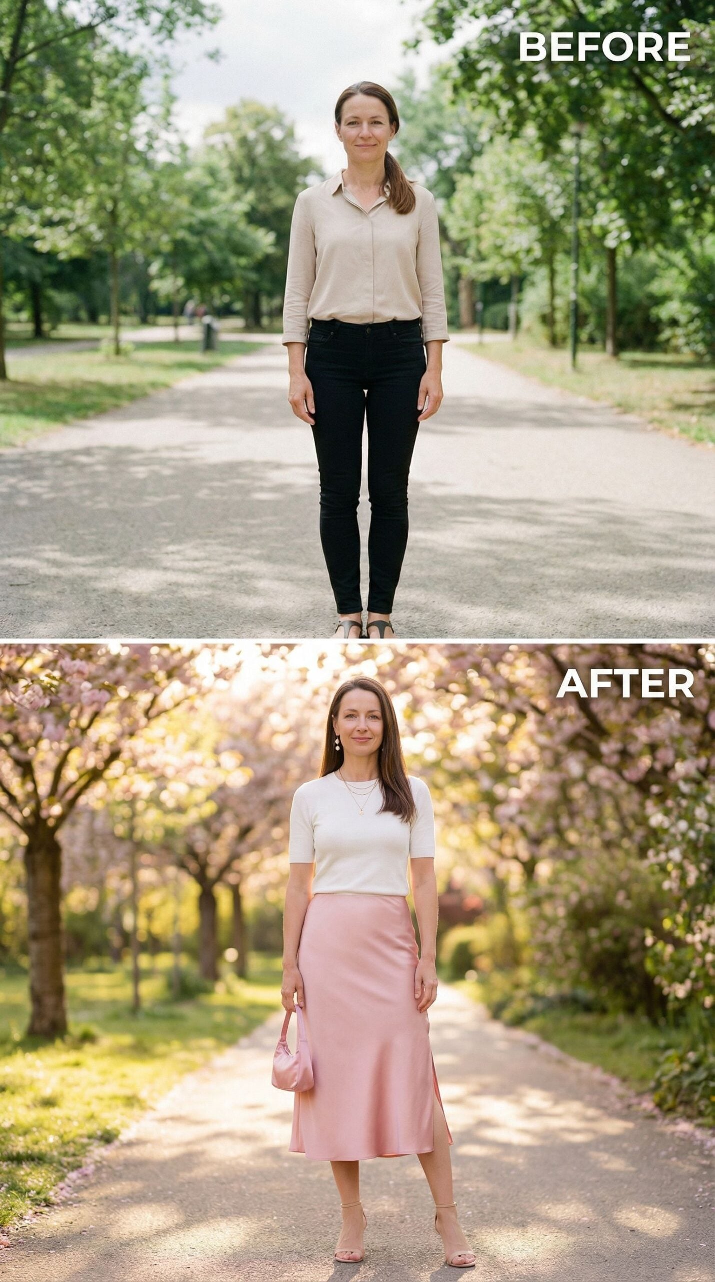 From Beige and Forgettable to Pink Midi and Fully Present