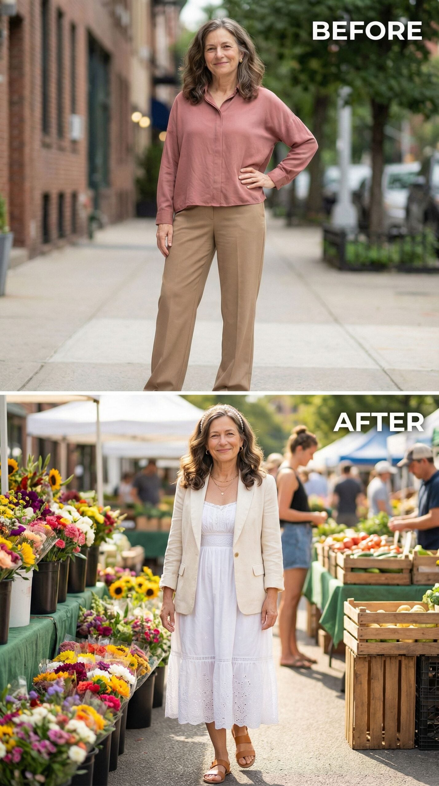 From Oversized Pink Shirt to Regencycore Romance at the Market