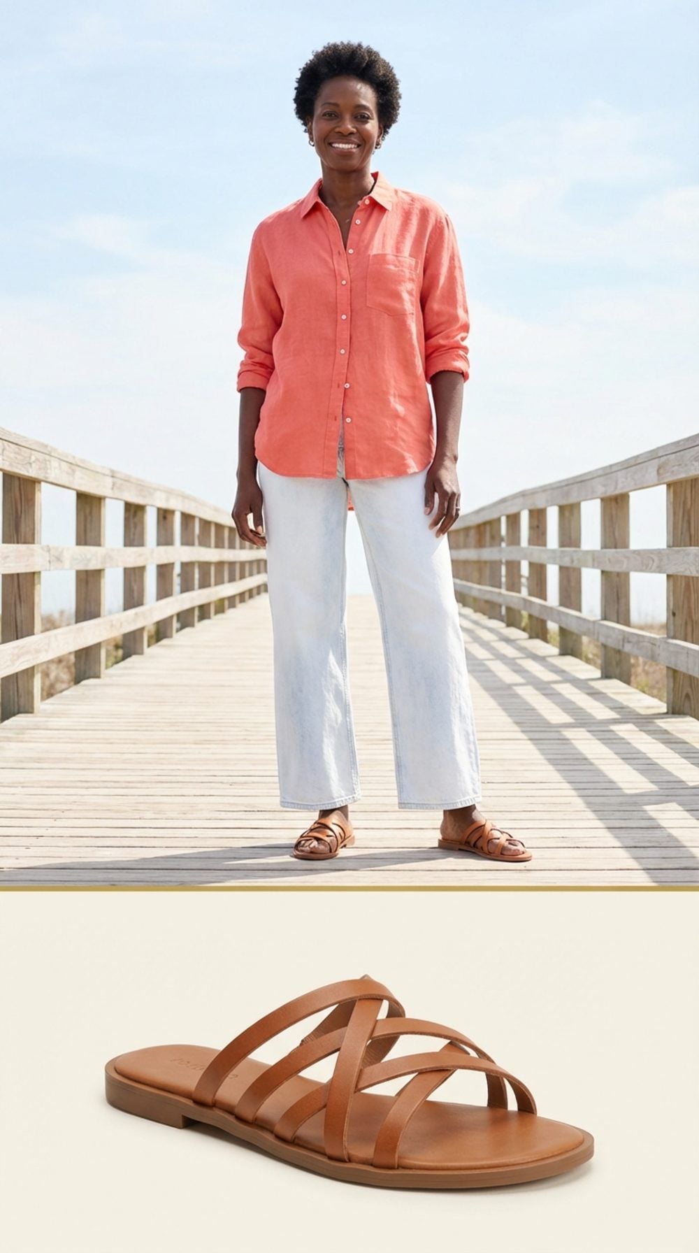 Strappy Flat Sandals: The Warm-Weather Signal