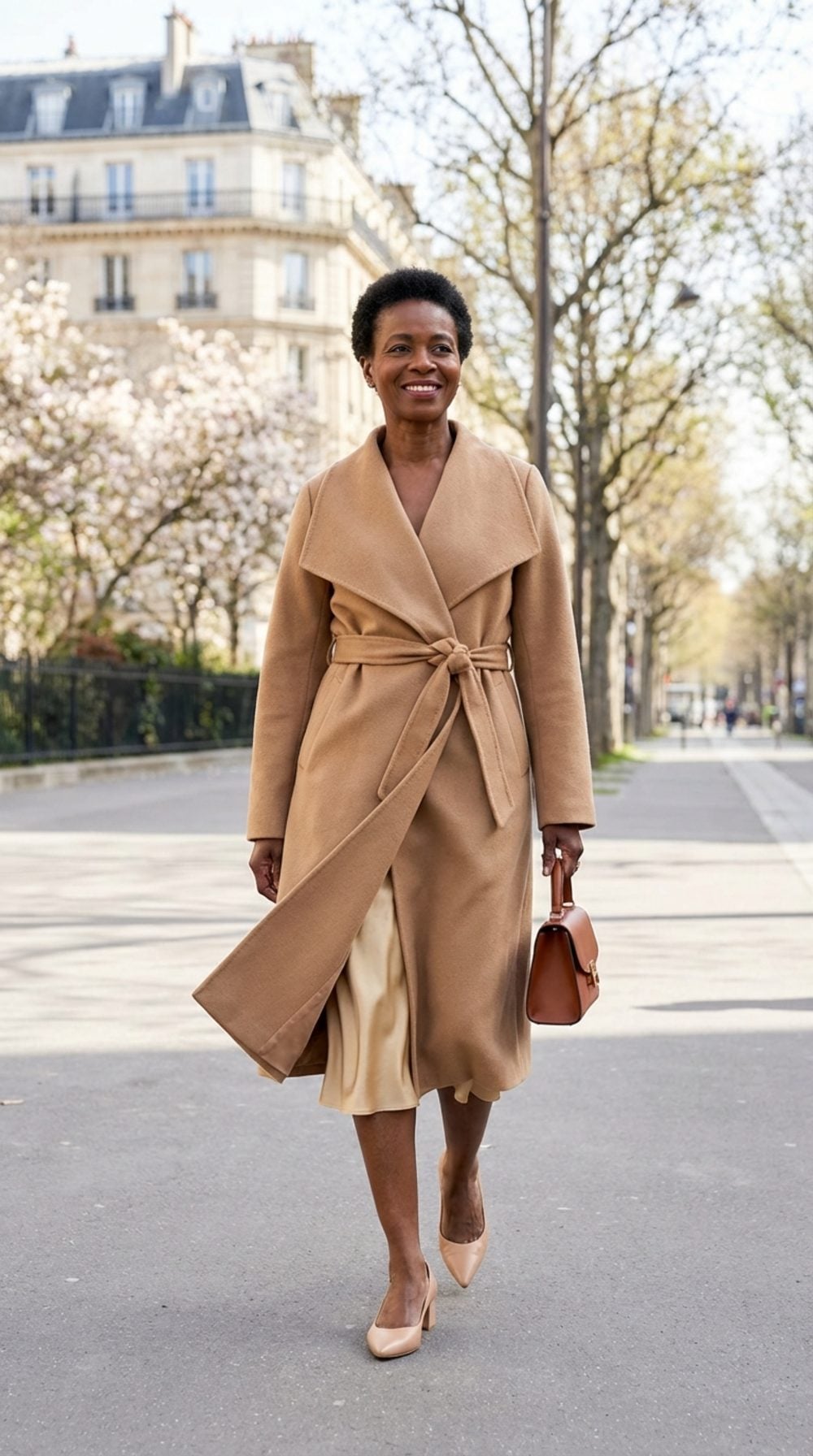 The Wrap Coat in Spring Weight