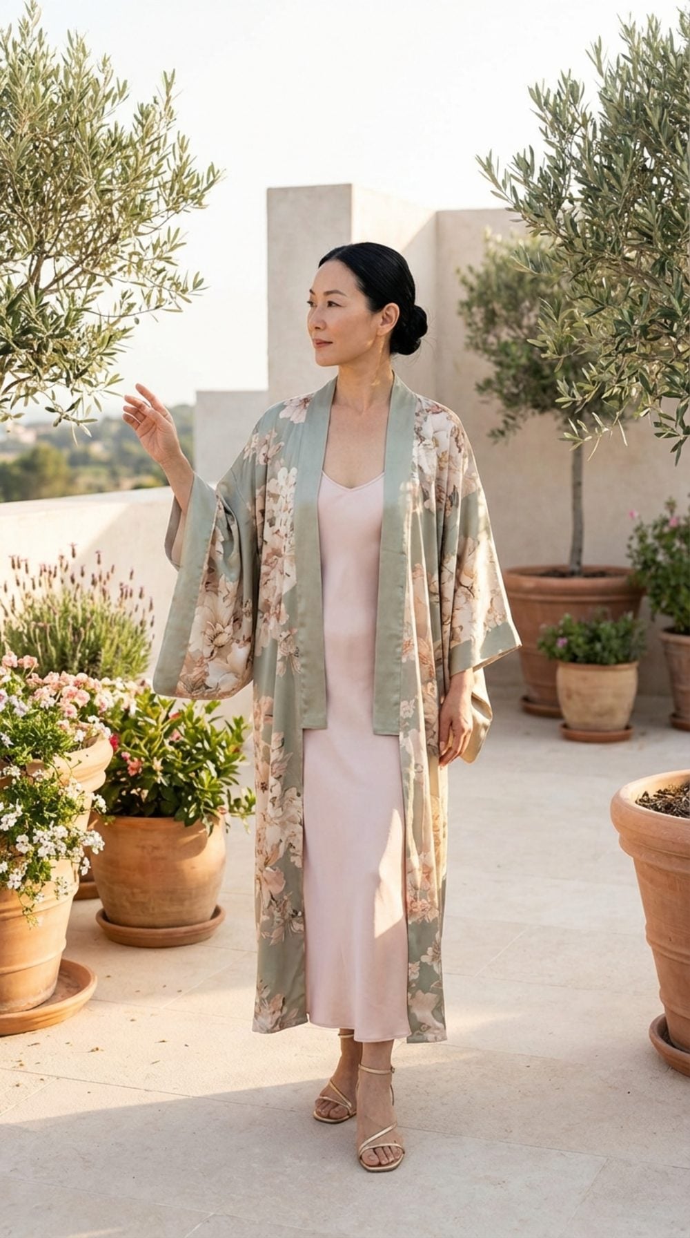 The Silk or Satin Kimono