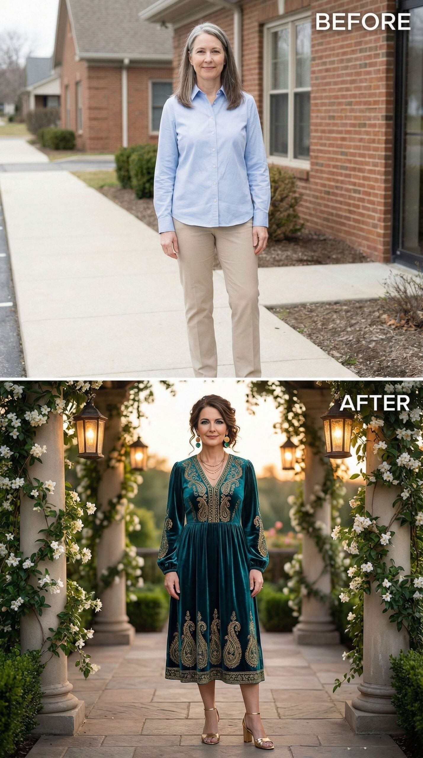 From Casual Blues to Embroidered Teal Velvet