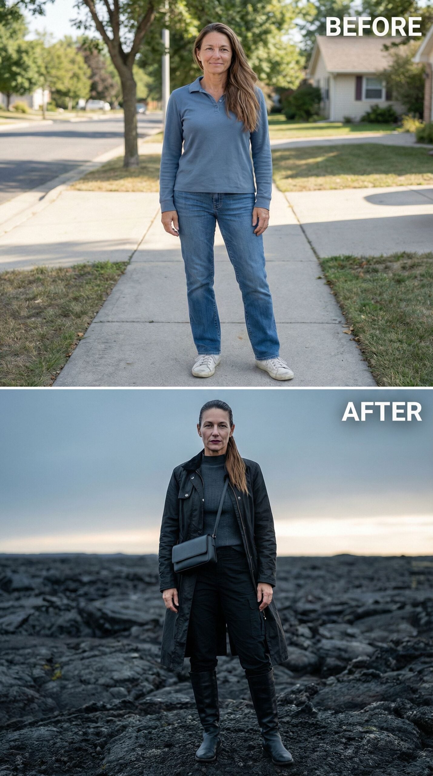 From Casual Comfort to Moody Coastal Edge in All Black