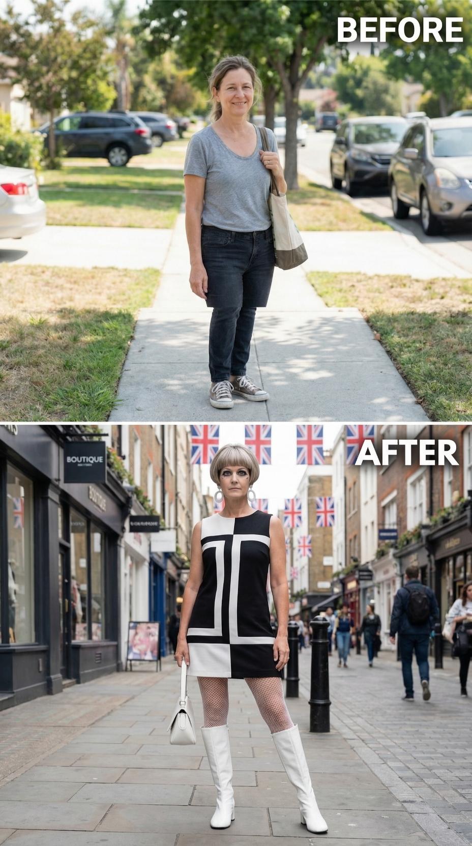Converse and Canvas Tote Erased by London Street Mod Geometry