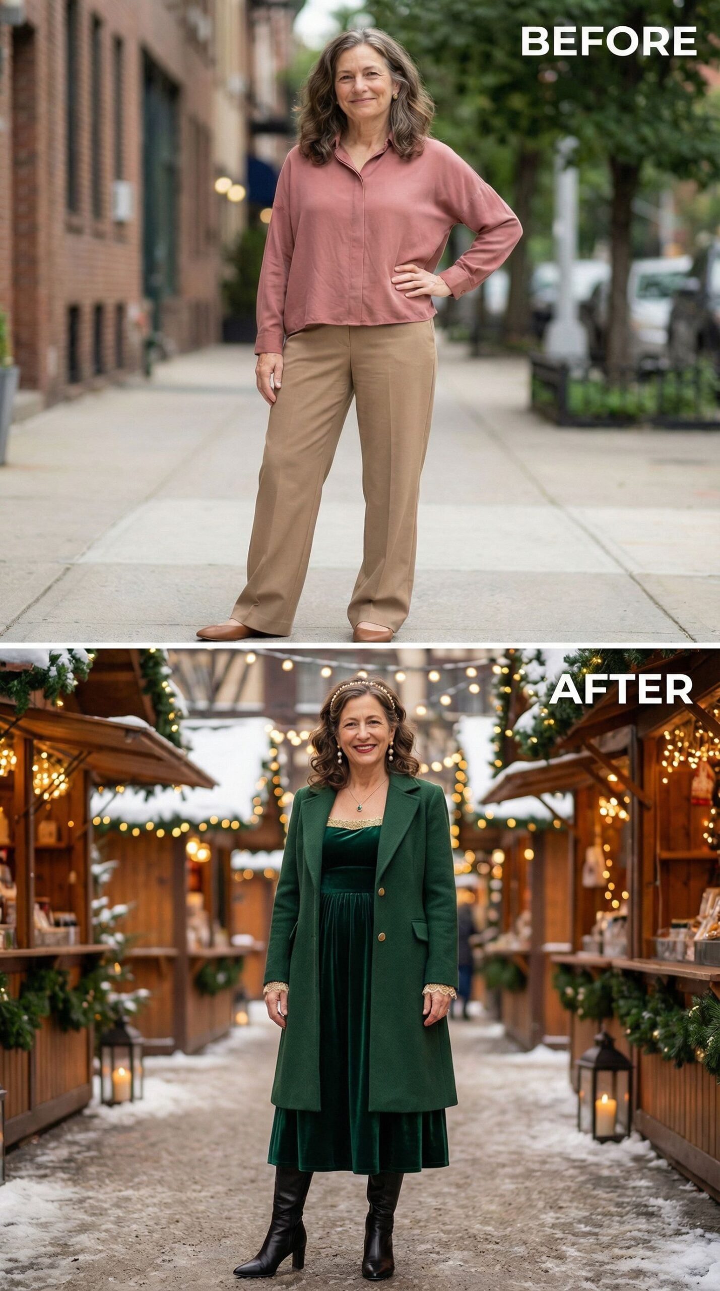 From Sidewalk Neutral to Christmas Market Regencycore