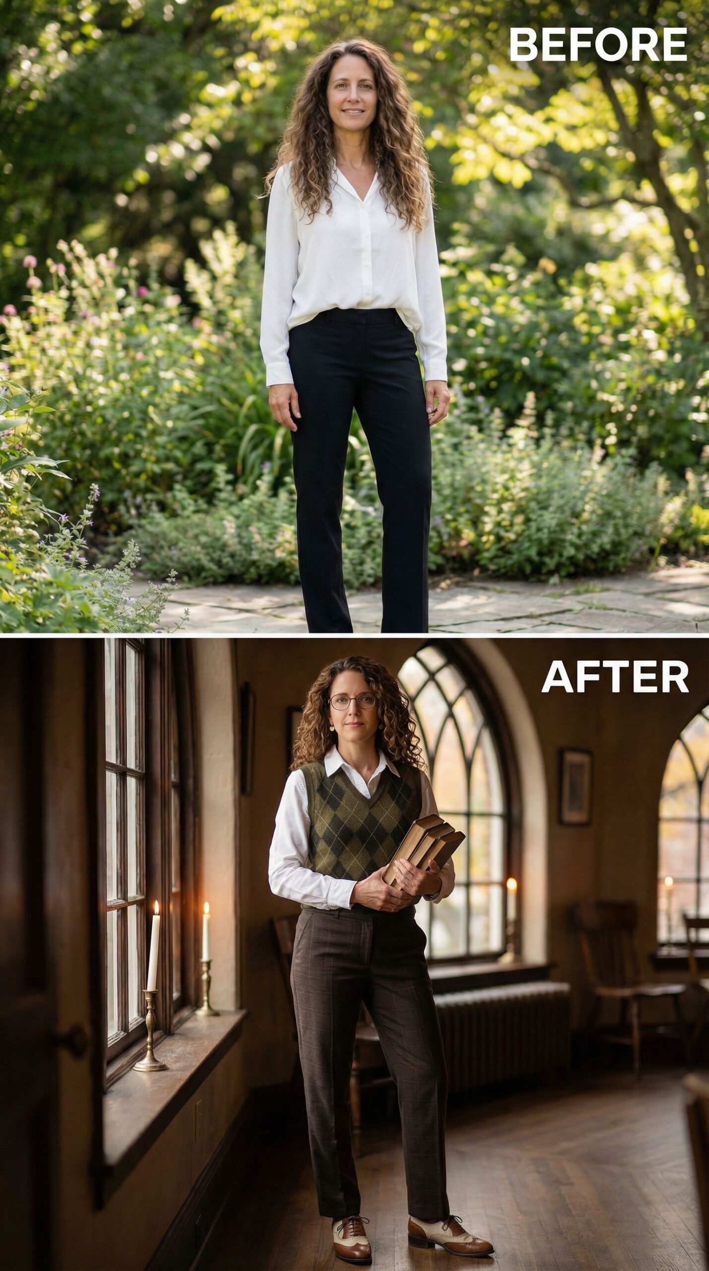 From Casual Garden Stroll to Professor in the Library