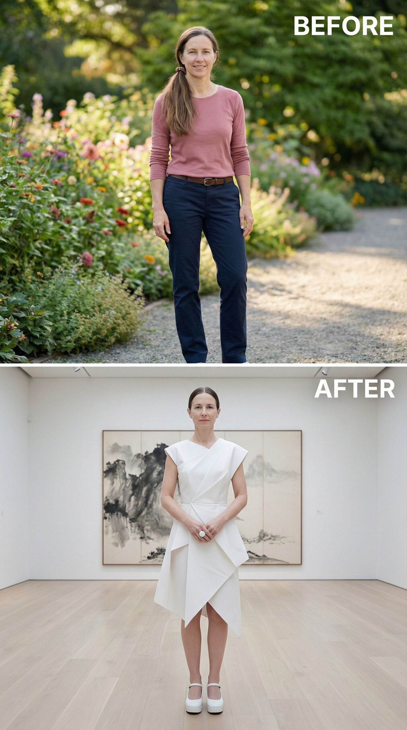 Casual Garden Stroll Becomes Gallery-Ready Minimalism