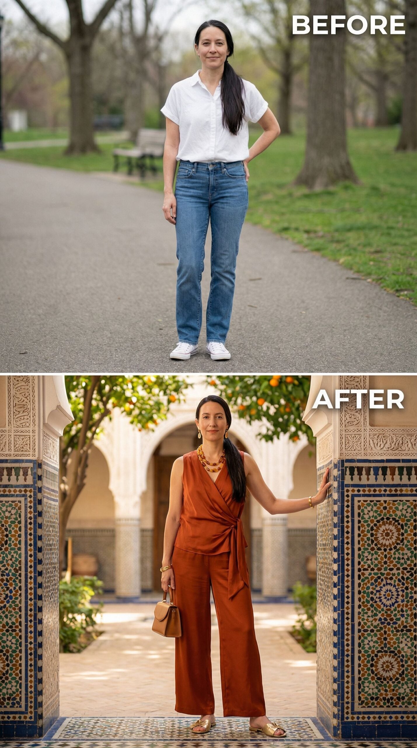 From Park Path to Riad Courtyard: One Woman's Resort Moment