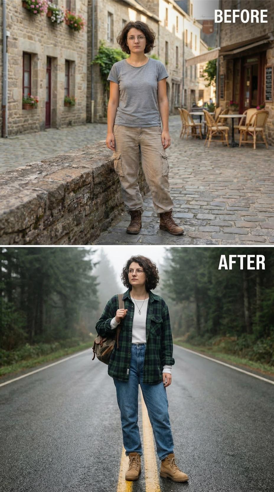 Dusty Cargo and Village Stone Erased by Plaid Flannel Road Authority