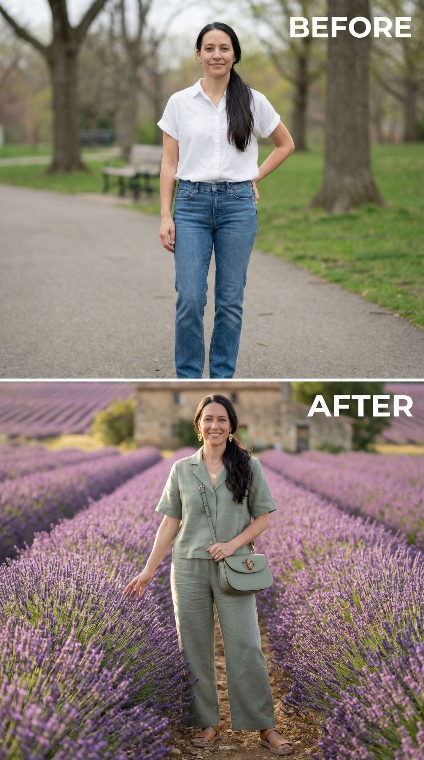 From Park Path to Provence: How One Outfit Change Does All the Work